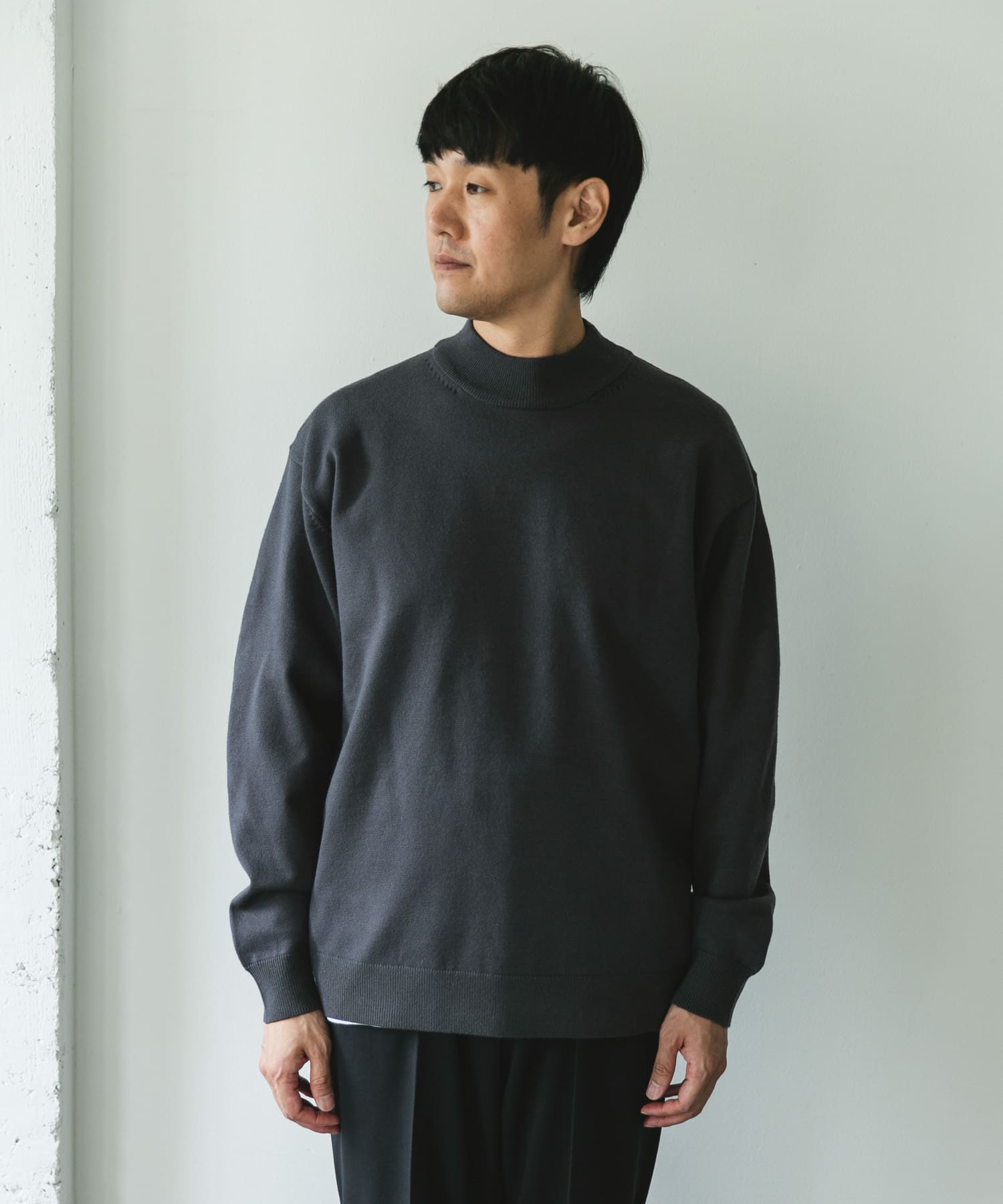 仁村紗和さん着用』『UR TECH 200日ニット』 モックネック(M APRICOT