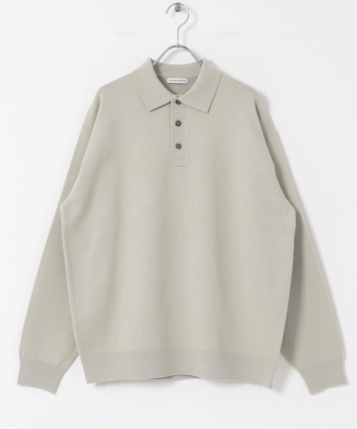 『XLサイズ/WEB限定/仁村紗和さん着用』『UR TECH 200日ニット』 ポロシャツ L/GRY M