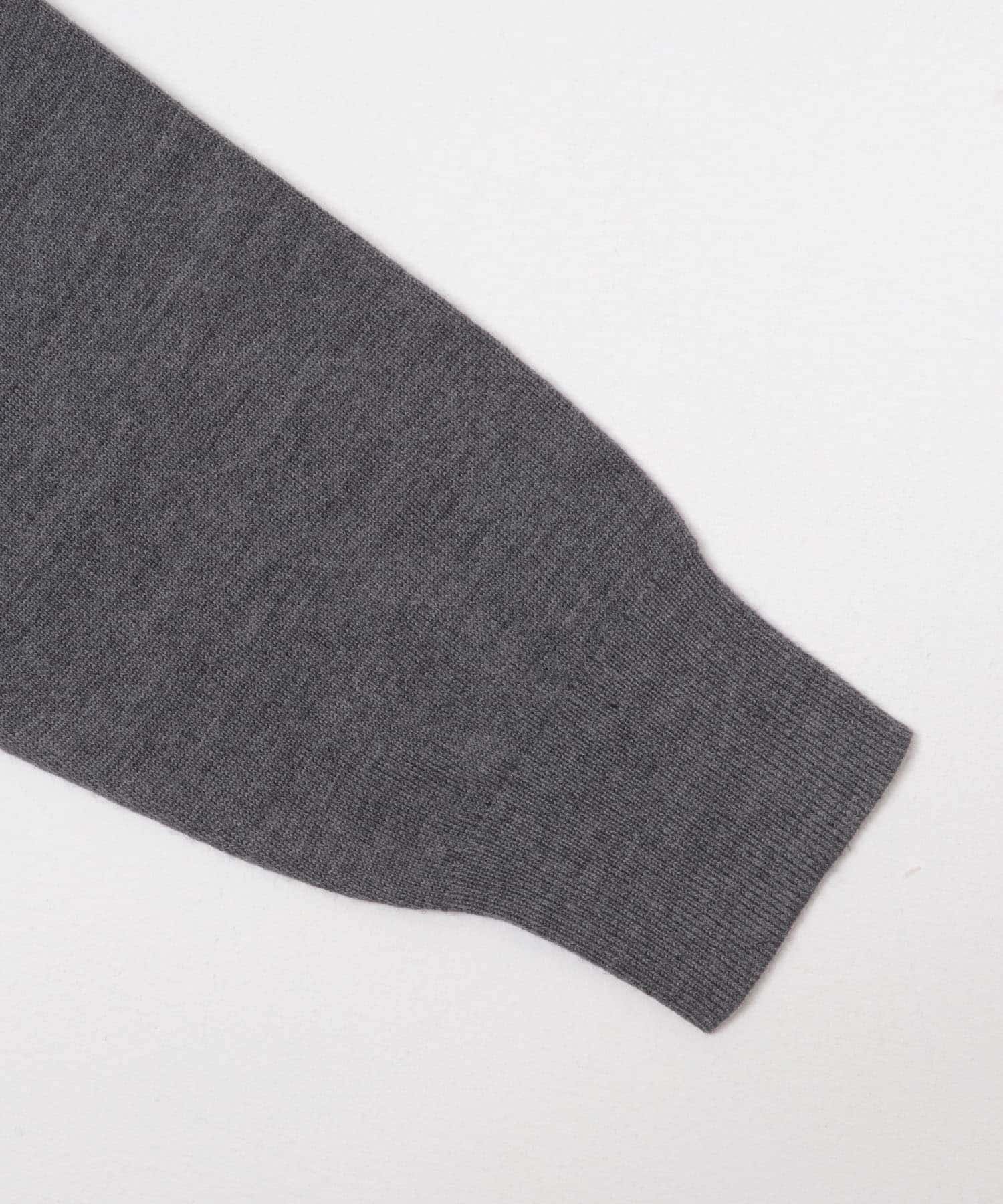 ウォッシャブルウールワイドプルオーバー 杢CHARCOAL M