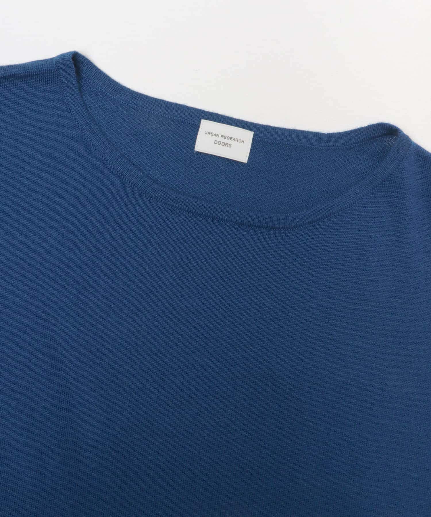 ウォッシャブルウールワイドプルオーバー BLUE M