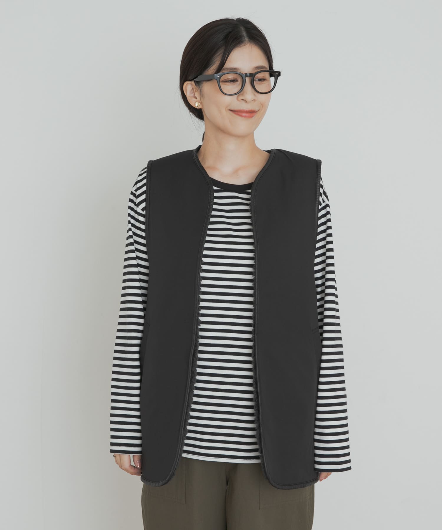 リバーシブルボアベスト(M GREGE): アウター｜URBAN RESEARCH公式