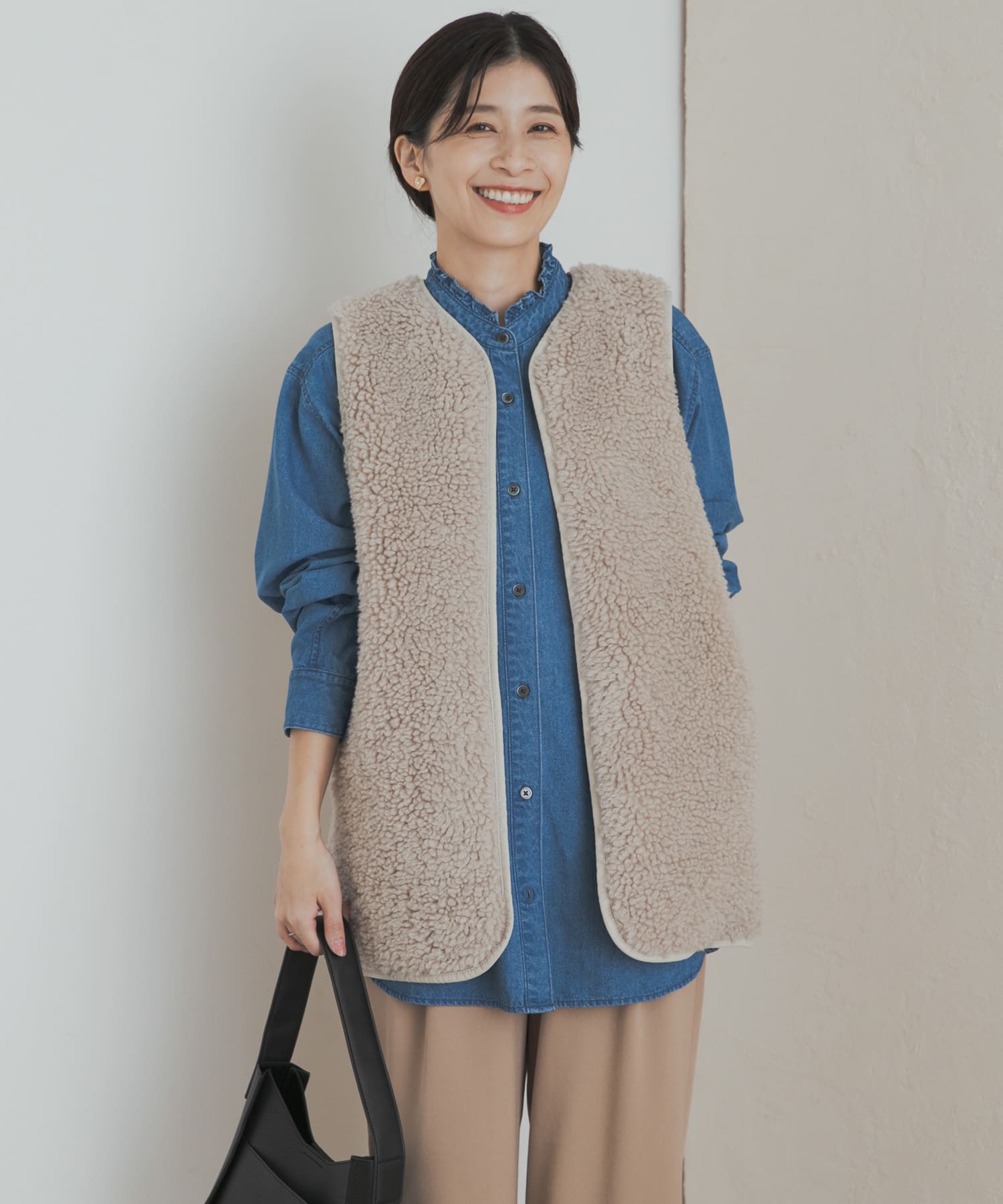 リバーシブルボアベスト(M GREGE): アウター｜URBAN RESEARCH公式