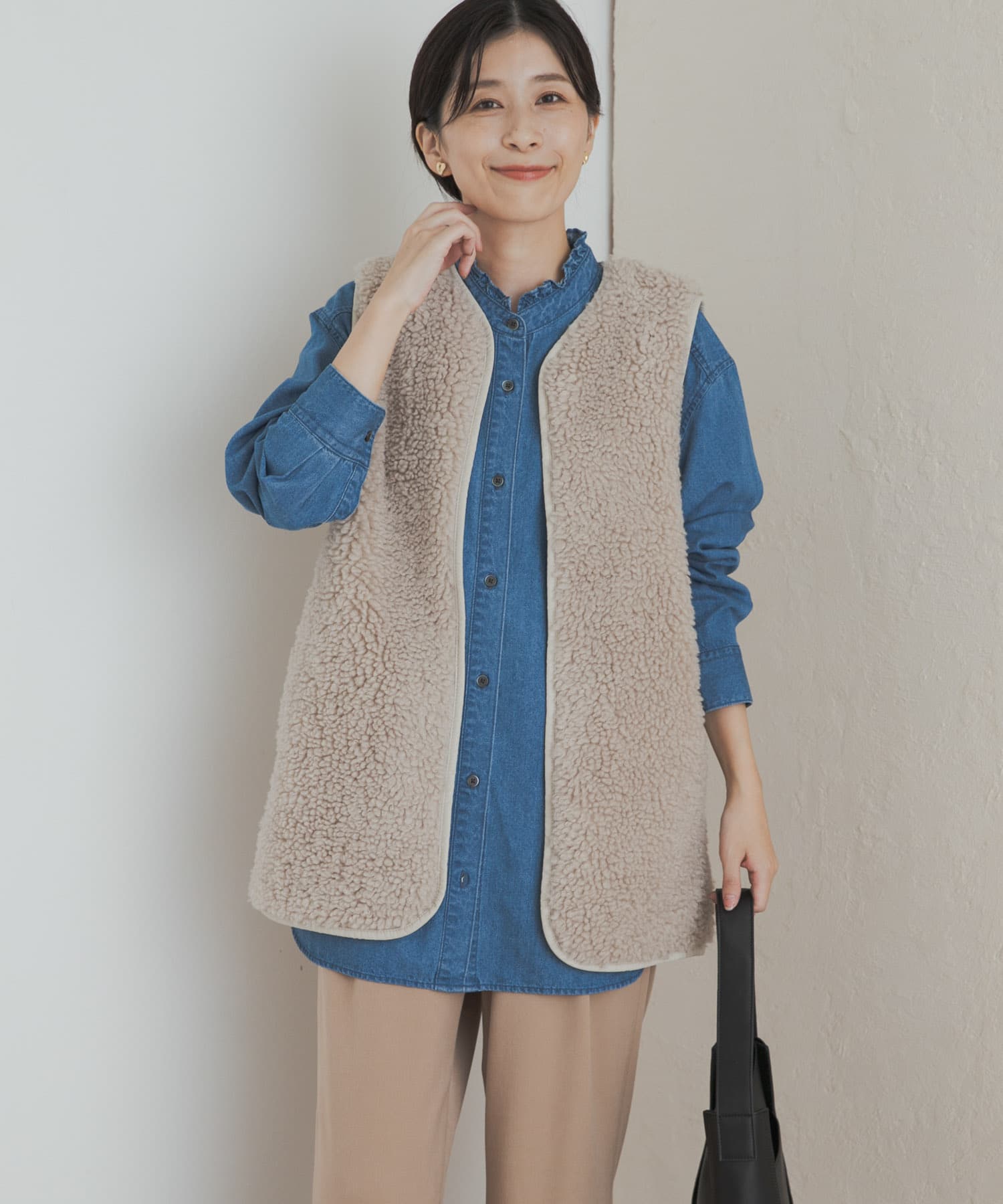 リバーシブルボアベスト(M GREGE): アウター｜URBAN RESEARCH公式