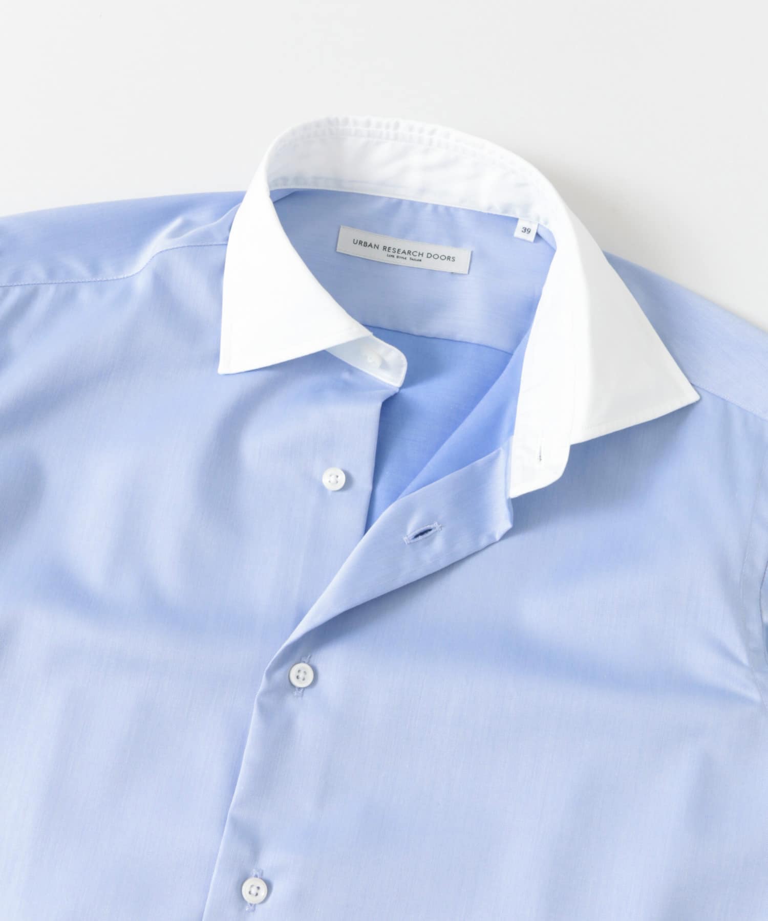 LIFE STYLE TAILOR　セミワイドクレリック BLUE 38
