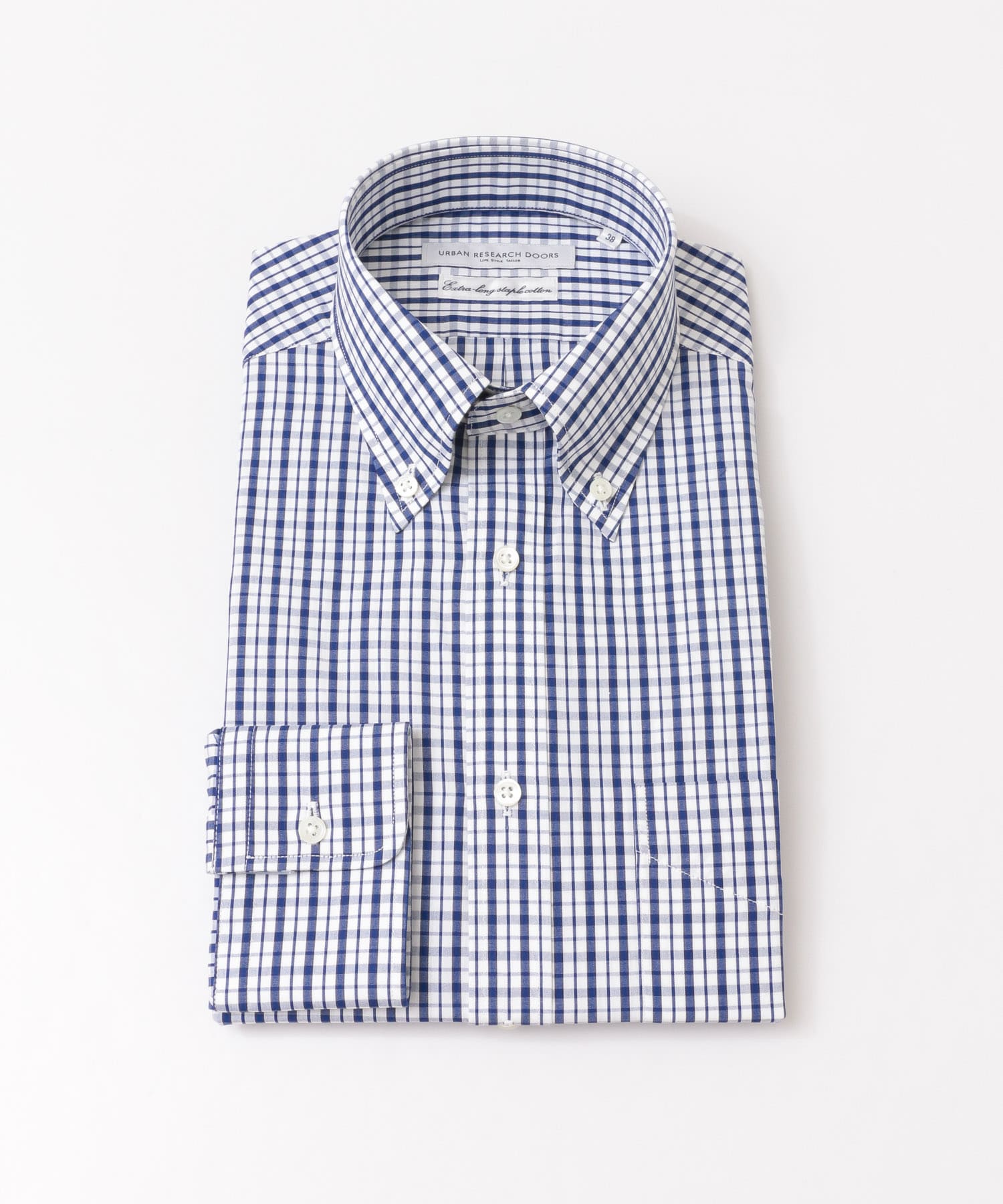 LIFE STYLE TAILOR　BD プレミアムコットン BLUE-CH 38