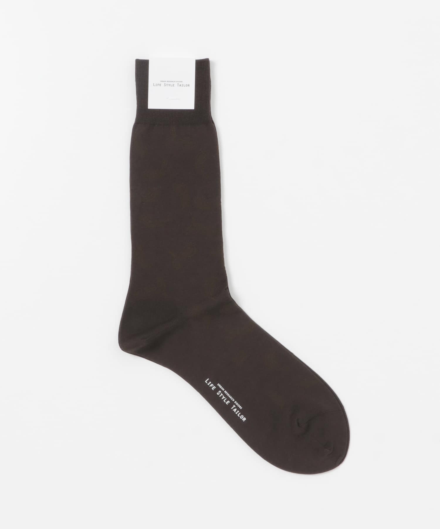 LIFE STYLE TAILOR　ペイズリー柄ドレスソックス