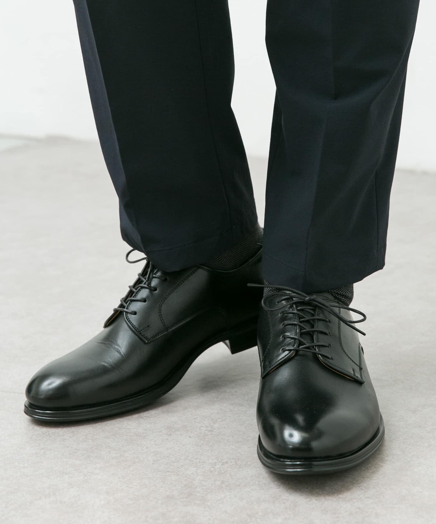 LIFE STYLE TAILOR　マルチスペックプレーントゥ BLACK 7