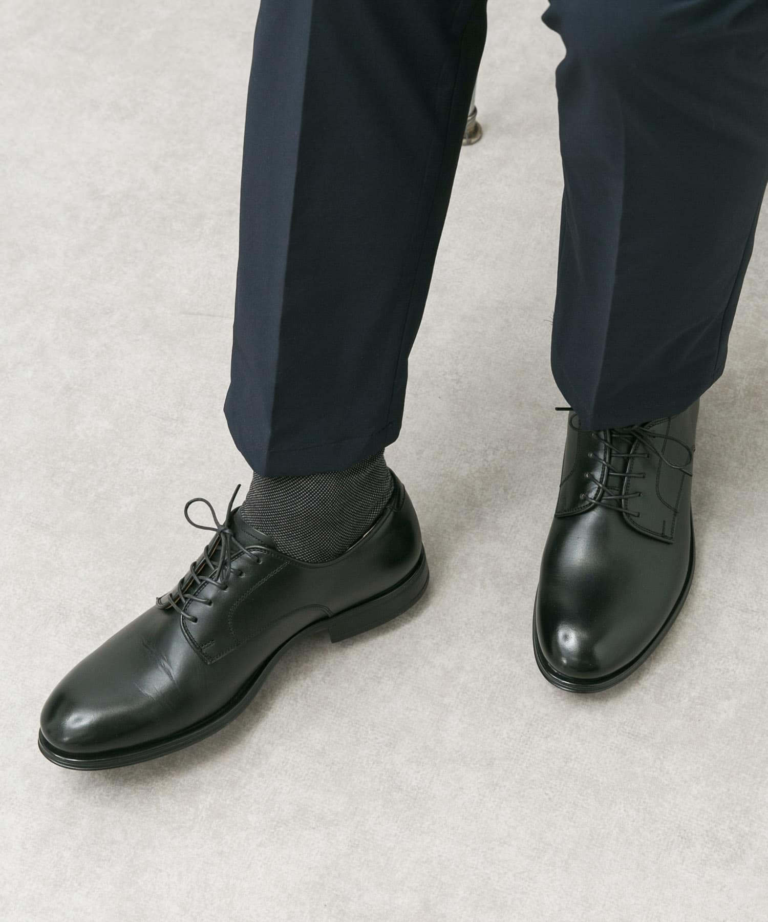LIFE STYLE TAILOR　マルチスペックプレーントゥ BLACK 7