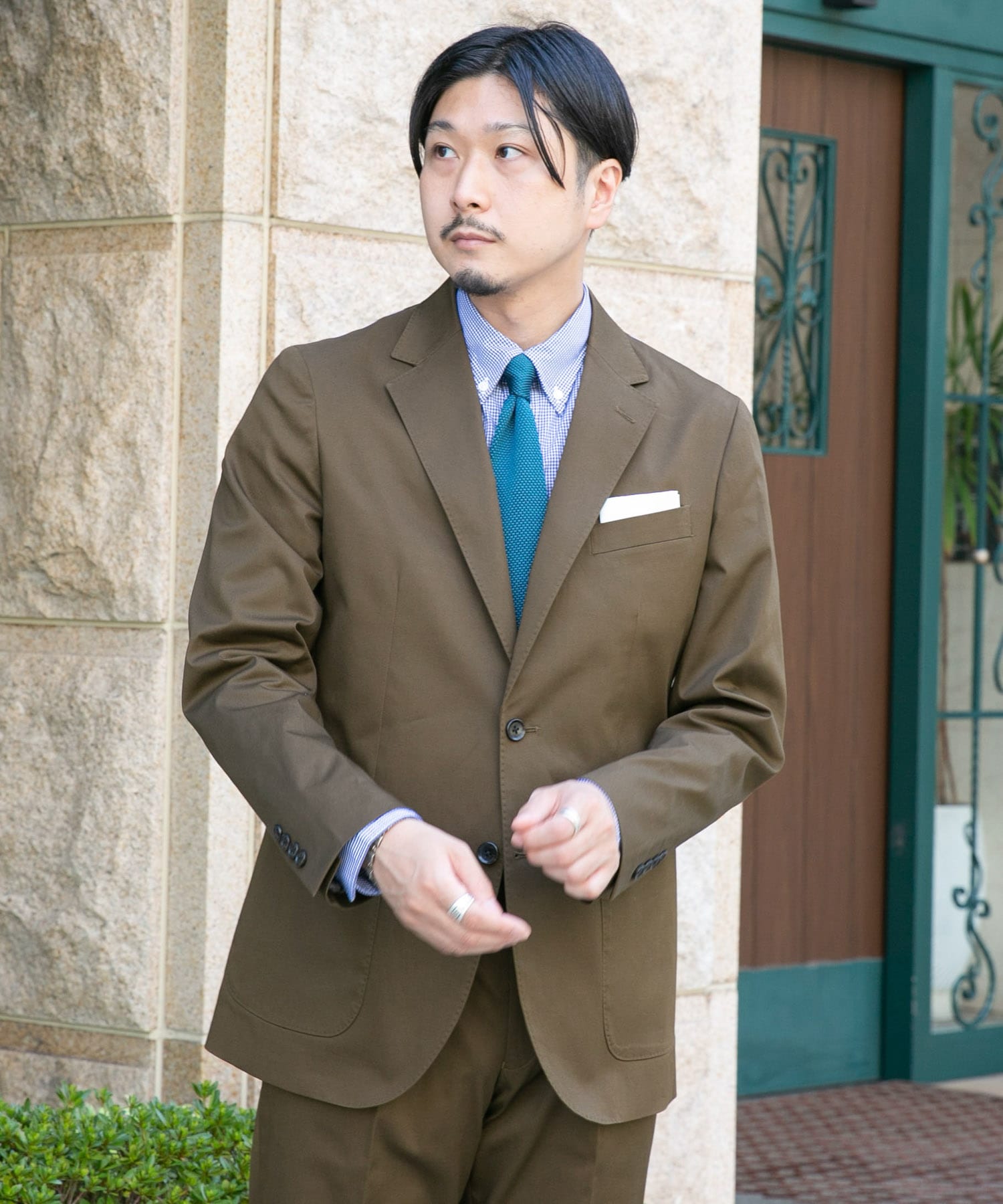 身長：181cm サイズ：50