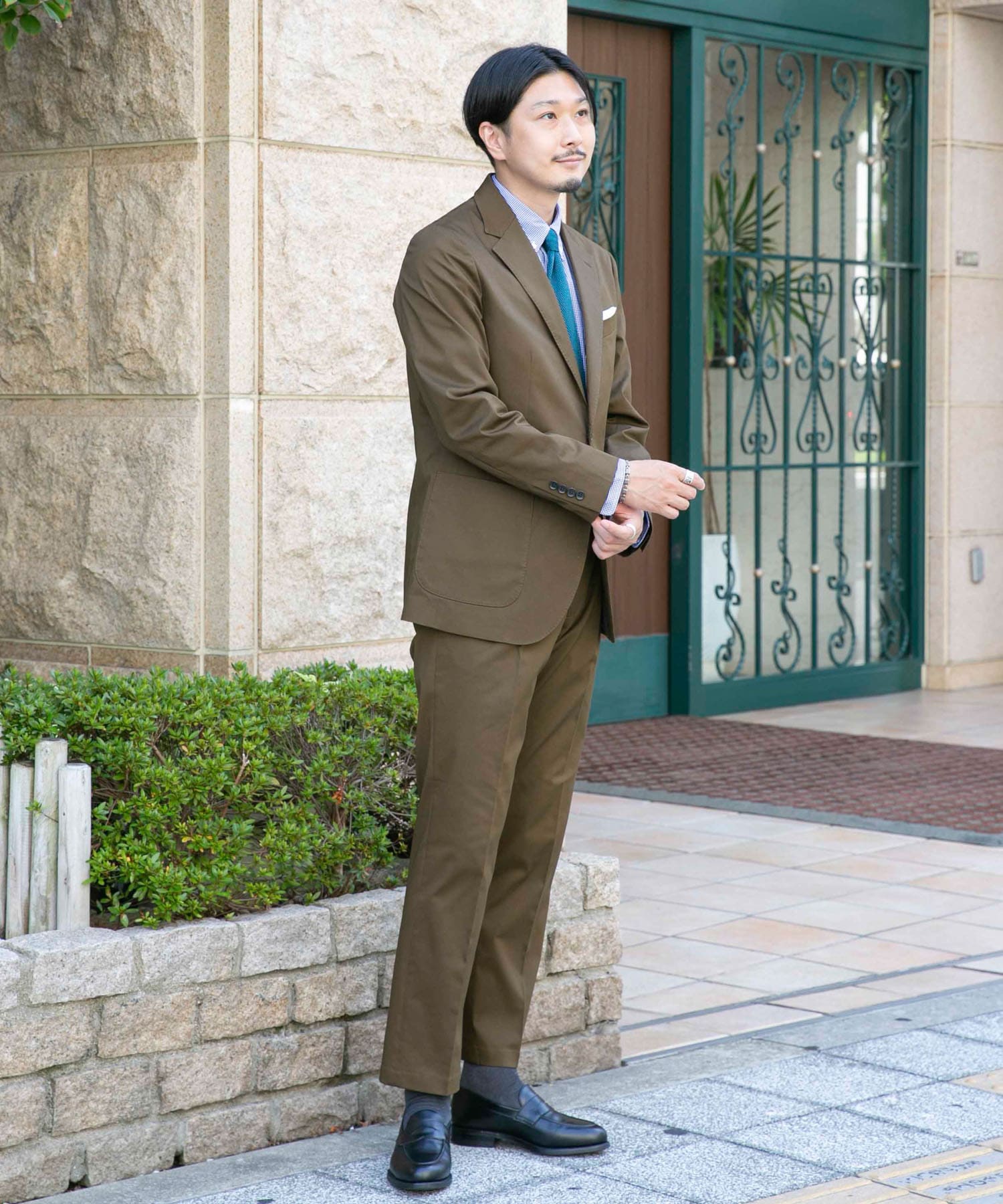 身長：181cm サイズ：50