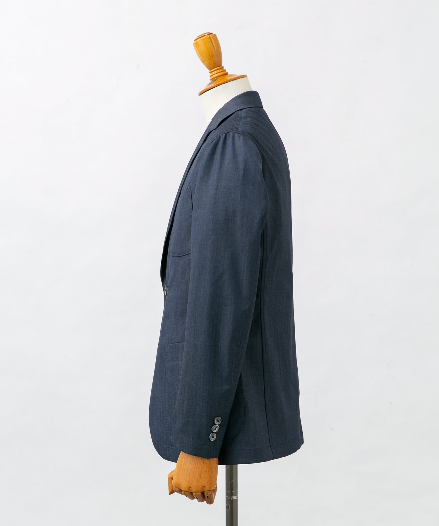 『イージーケア』LIFE STYLE TAILOR　インディゴライクイージージャケット BLUE 46