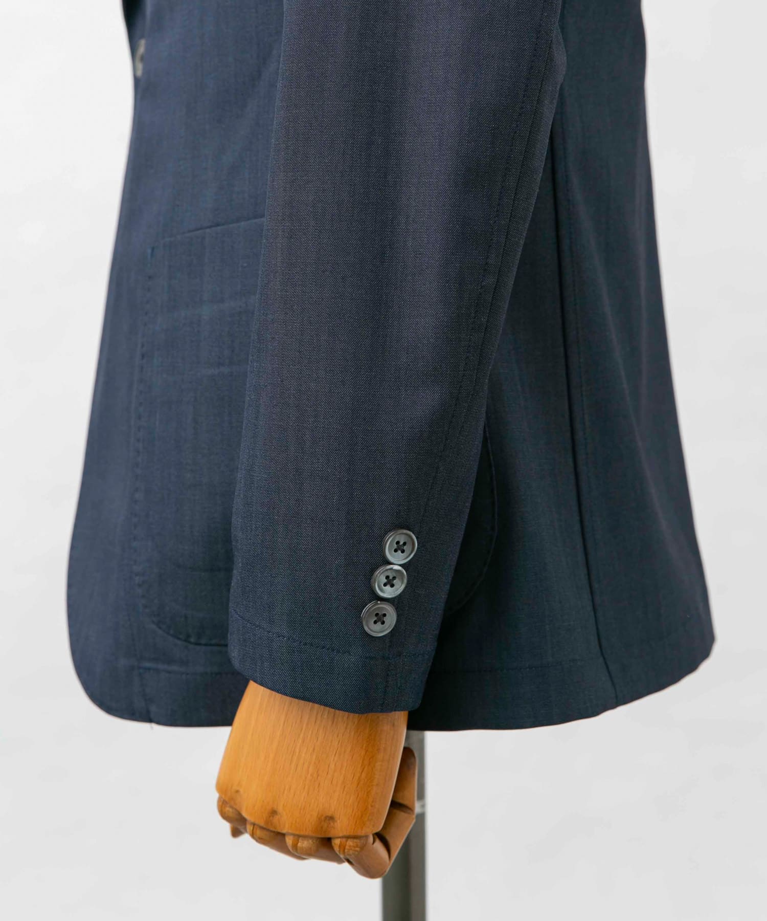 『イージーケア』LIFE STYLE TAILOR　インディゴライクイージージャケット BLUE 46