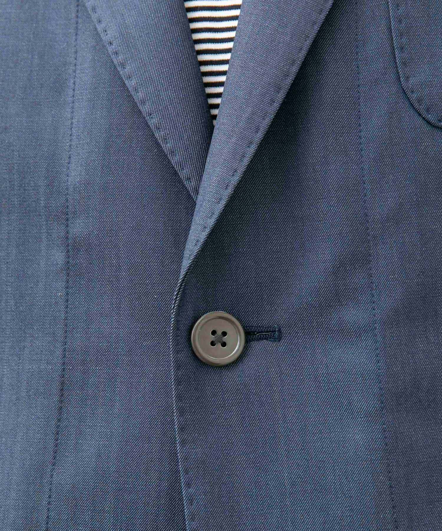 『イージーケア』LIFE STYLE TAILOR　インディゴライクイージージャケット BLUE 48