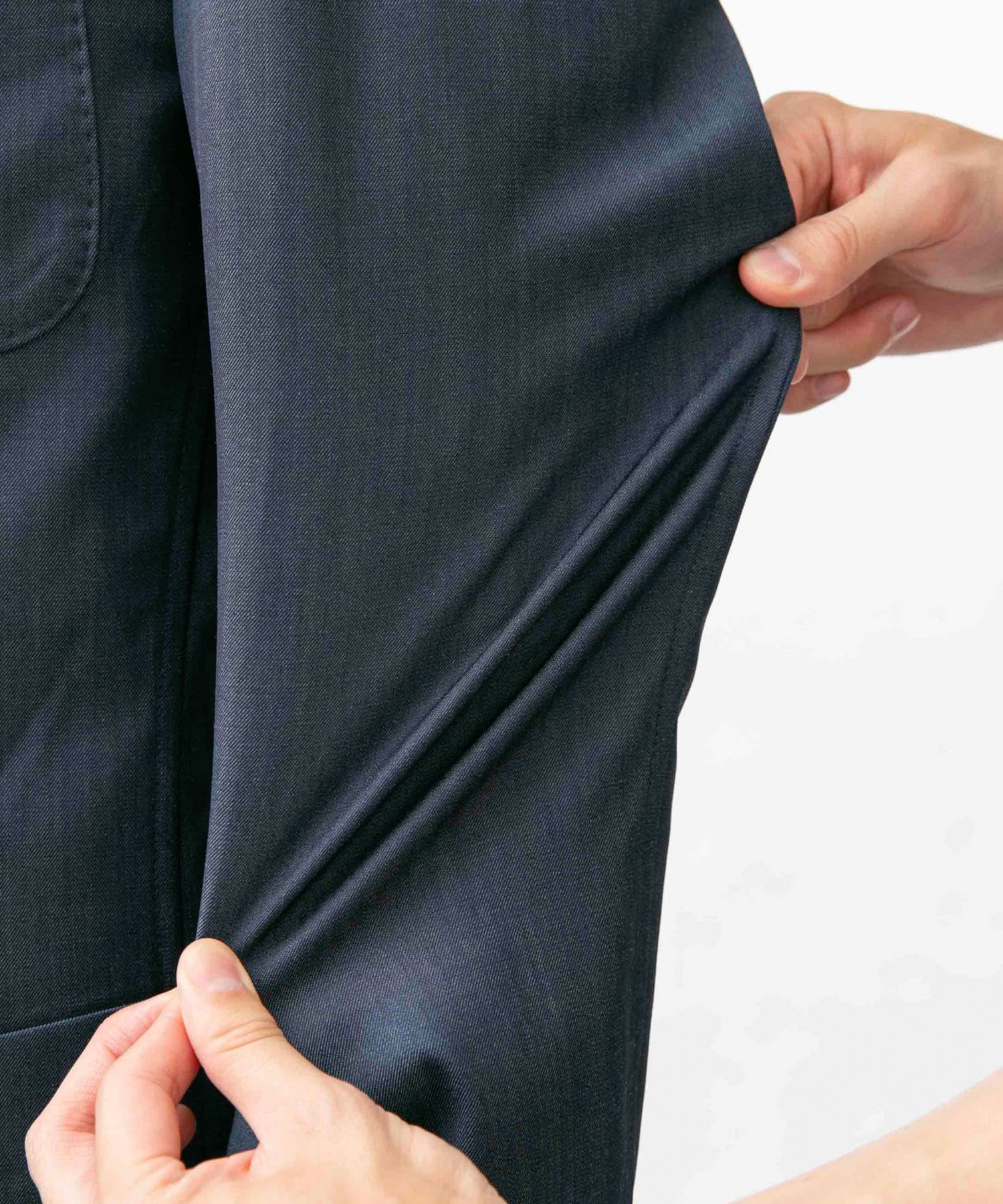 『イージーケア』LIFE STYLE TAILOR　インディゴライクイージージャケット BLUE 48