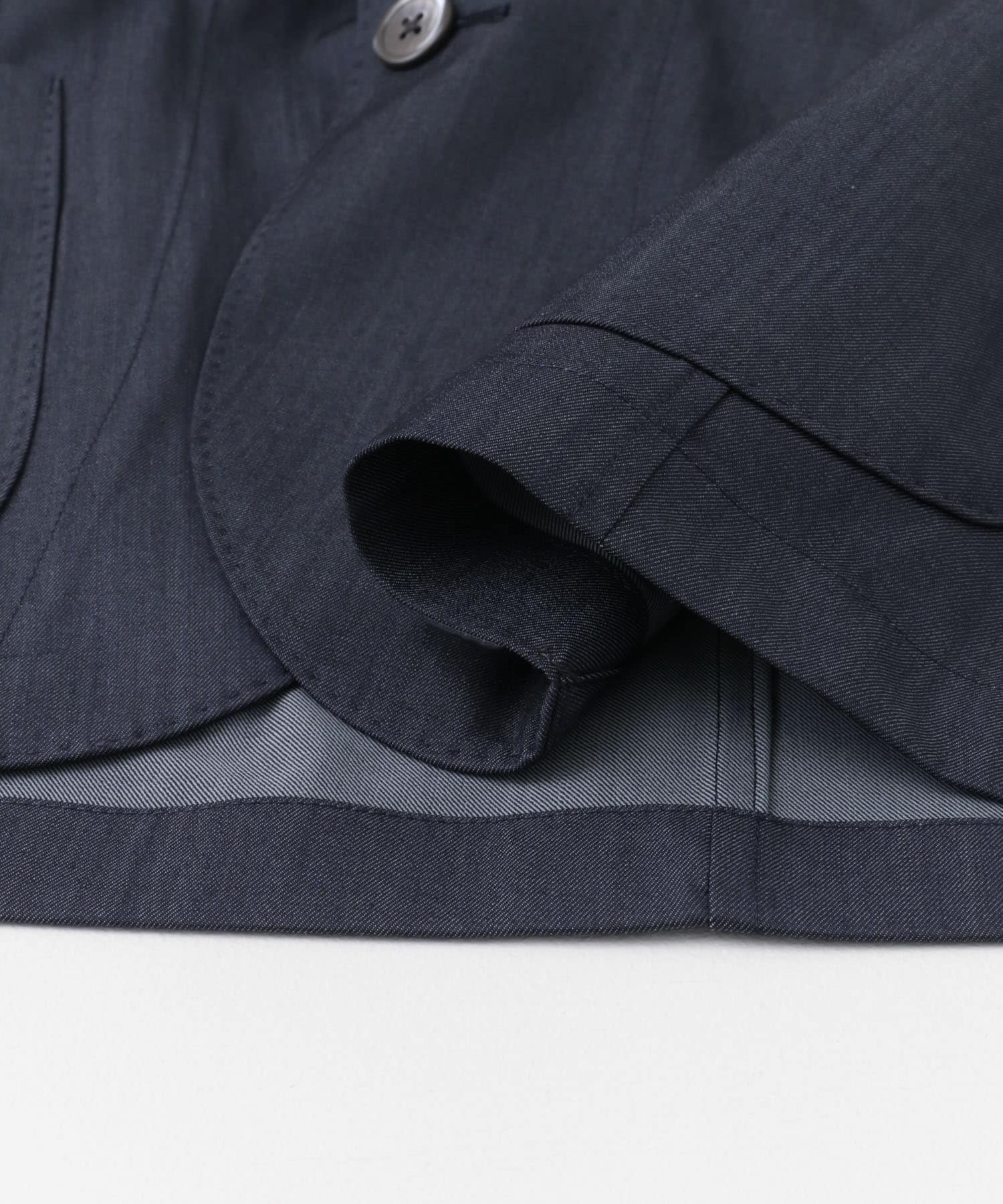 『イージーケア』LIFE STYLE TAILOR　インディゴライクイージージャケット BLUE 44