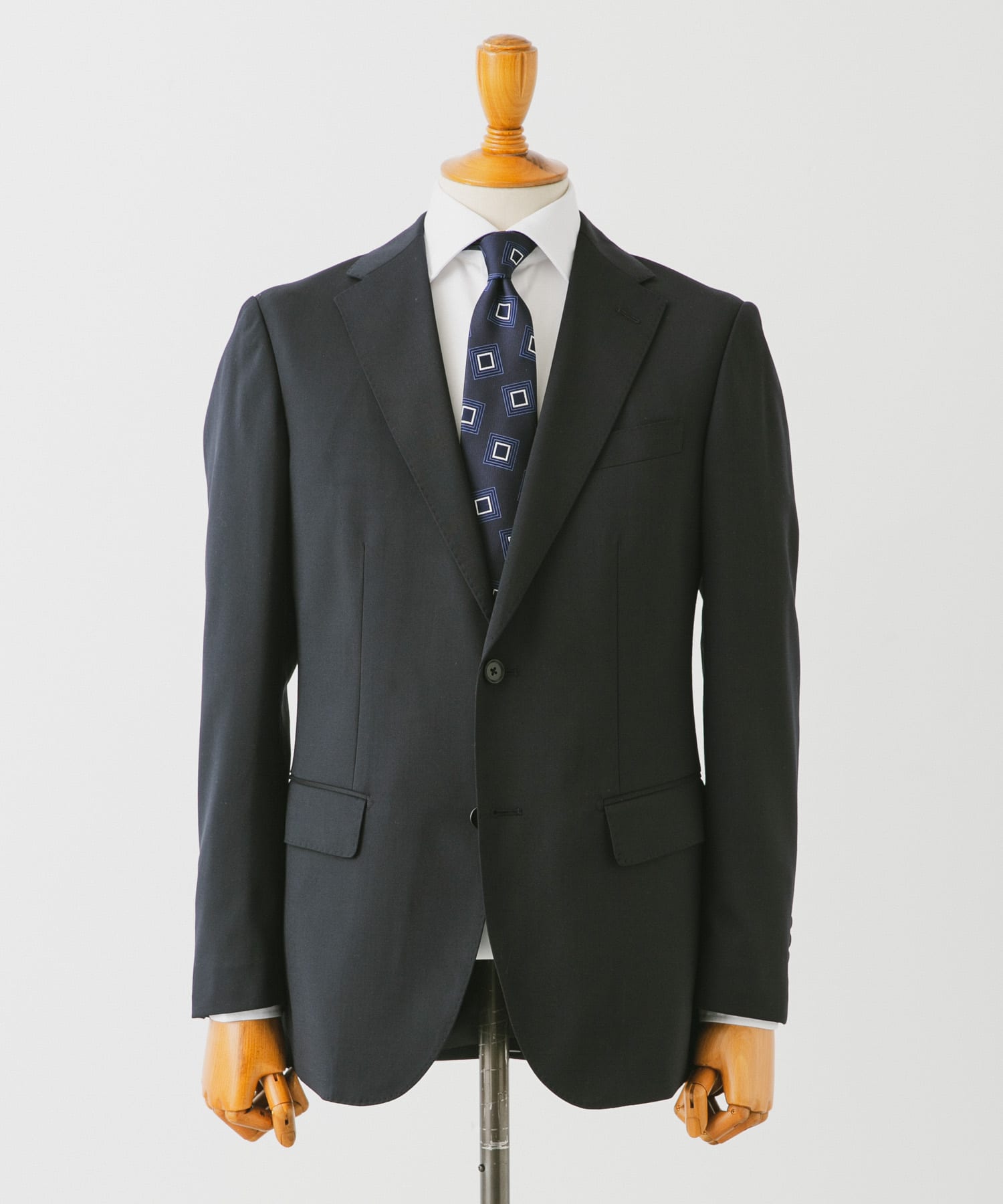 LIFE STYLE TAILOR　ウォッシャブルストレッチジャケット NAVY 44
