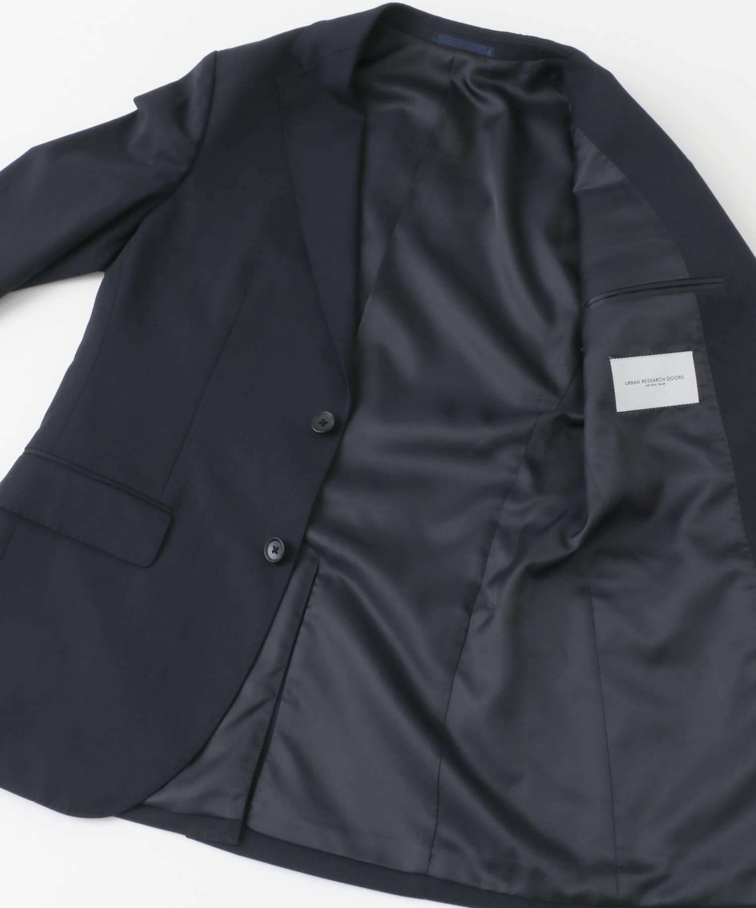 LIFE STYLE TAILOR　ウォッシャブルストレッチジャケット NAVY 44
