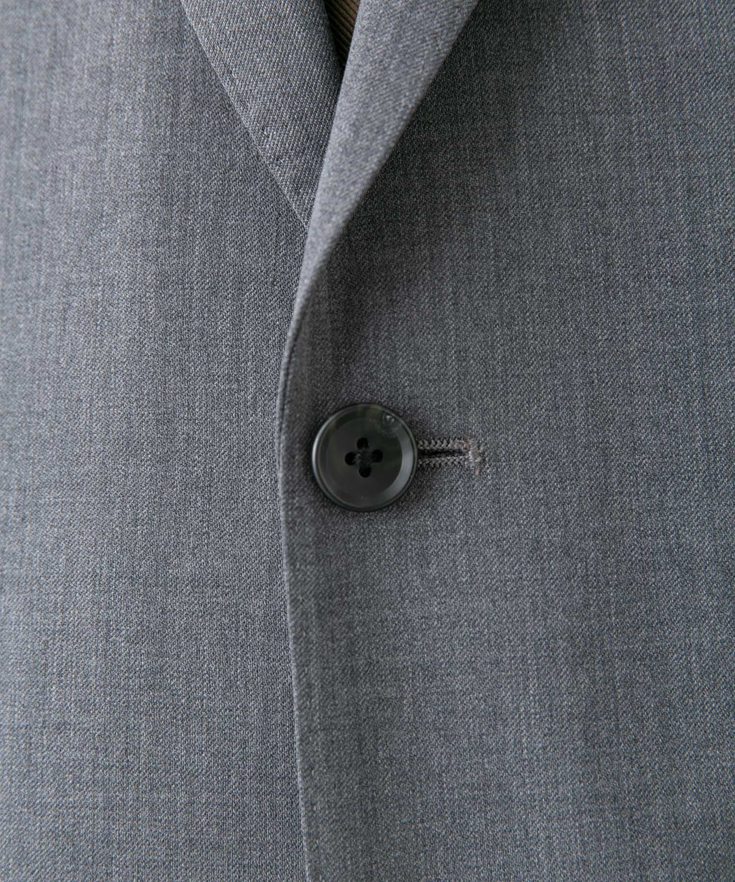 LIFE STYLE TAILOR　ウォッシャブルストレッチジャケット GRAY 46