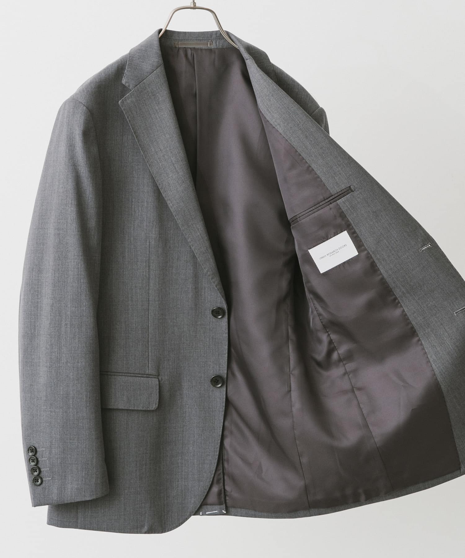 LIFE STYLE TAILOR　ウォッシャブルストレッチジャケット GRAY 48