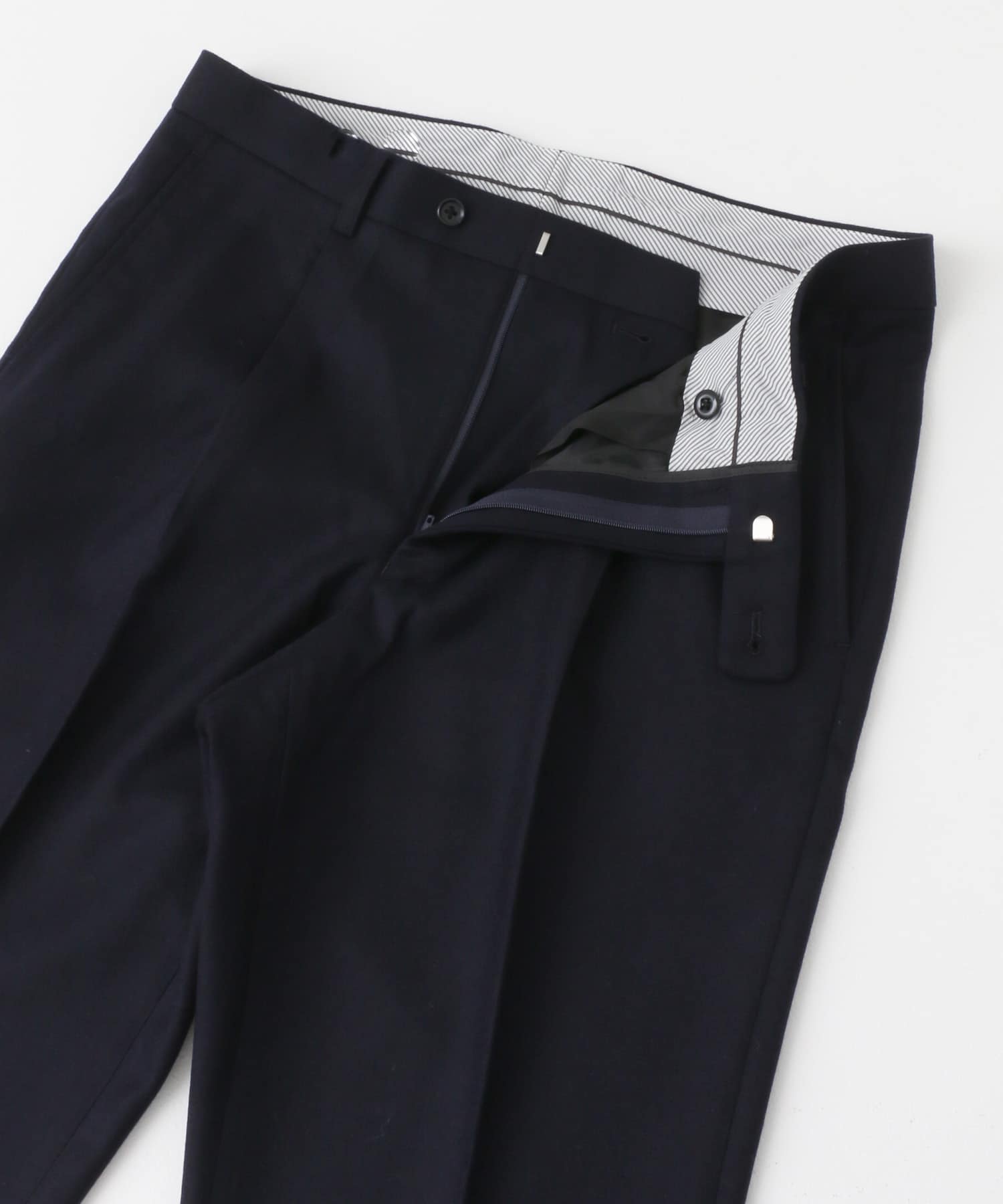 LIFE STYLE TAILOR　フラノパンツ NAVY 44