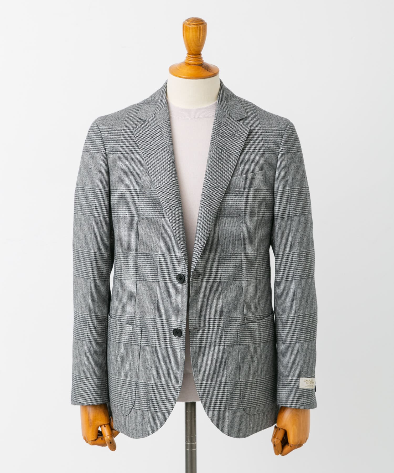 LIFE STYLE TAILOR　フラノジャケット GRAY-CH 44
