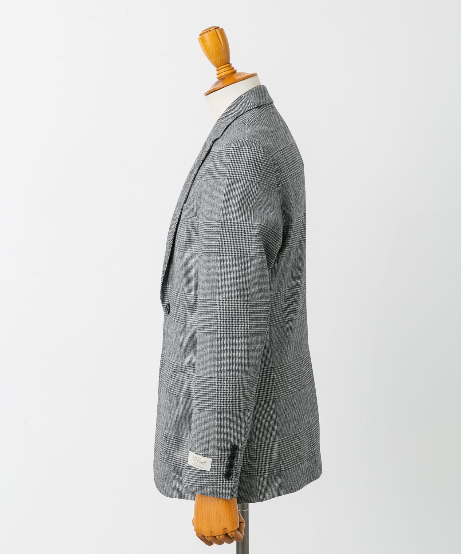 LIFE STYLE TAILOR　フラノジャケット GRAY-CH 44