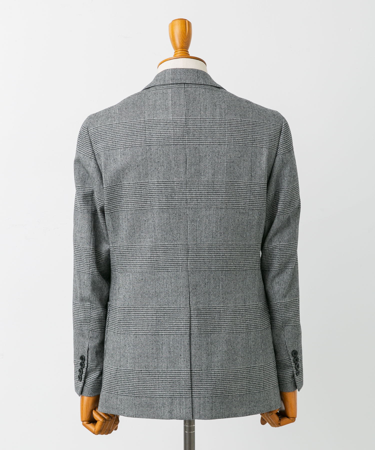 LIFE STYLE TAILOR　フラノジャケット GRAY-CH 44