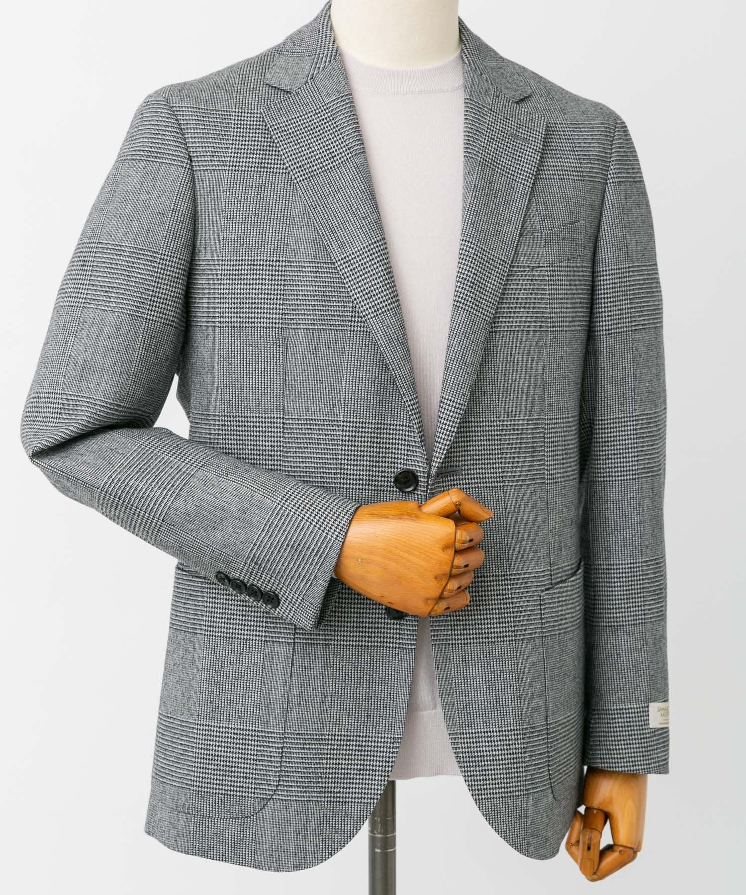 LIFE STYLE TAILOR　フラノジャケット GRAY-CH 46