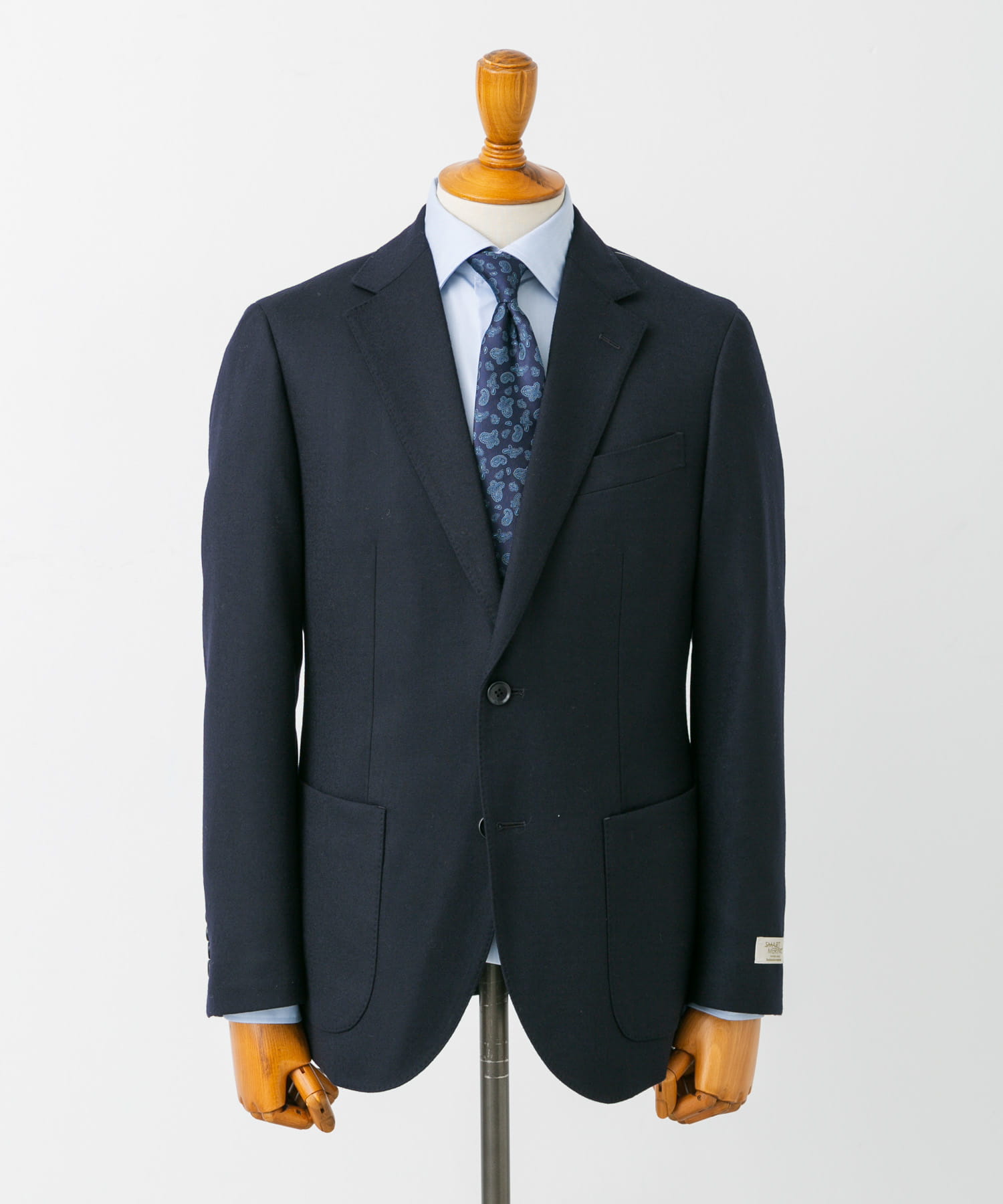 LIFE STYLE TAILOR　フラノジャケット NAVY 44