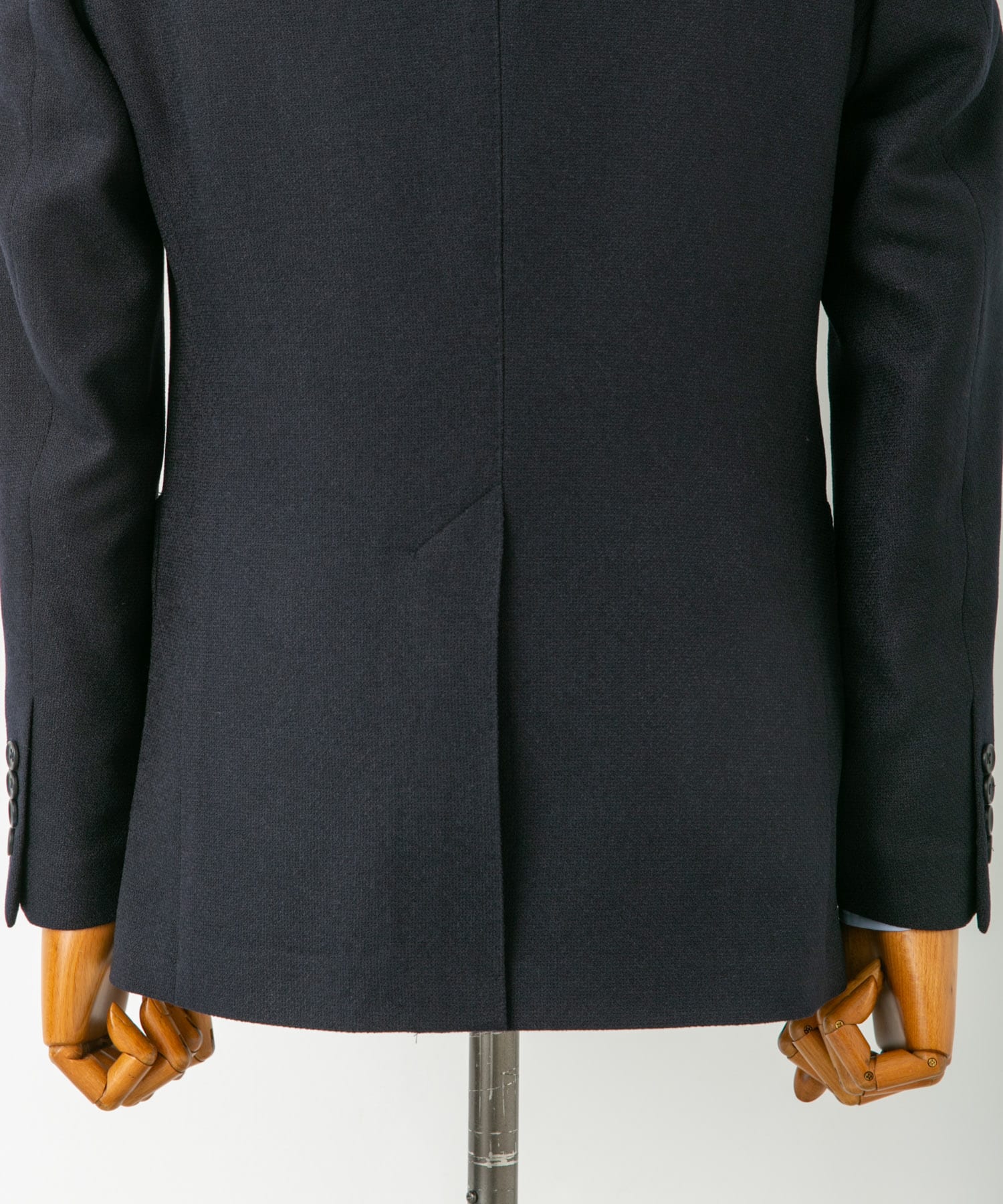 『イージーケア』LIFE STYLE TAILOR　バーズアイストレッチジャケット NAVY 46