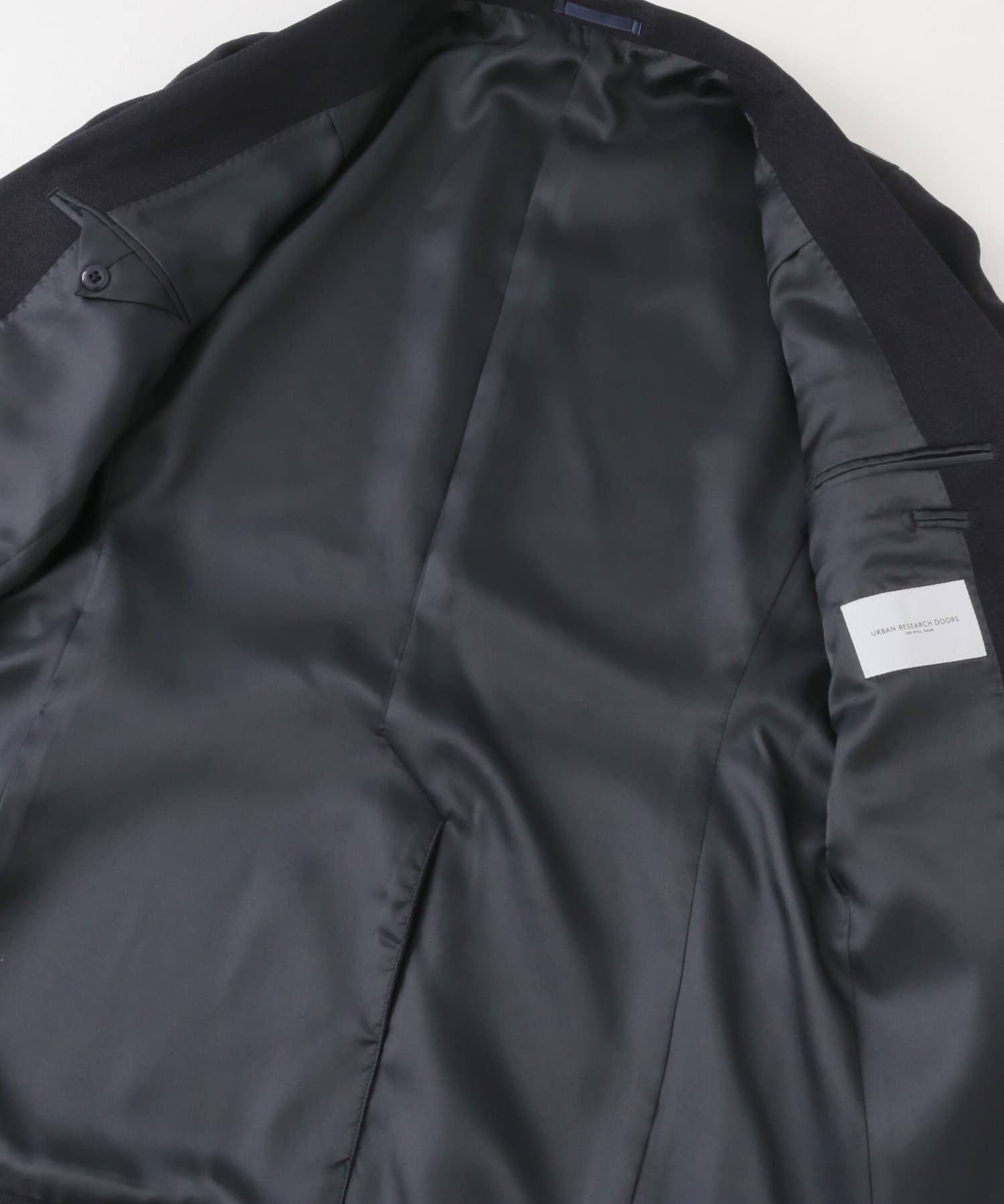 『イージーケア』LIFE STYLE TAILOR　バーズアイストレッチジャケット NAVY 44