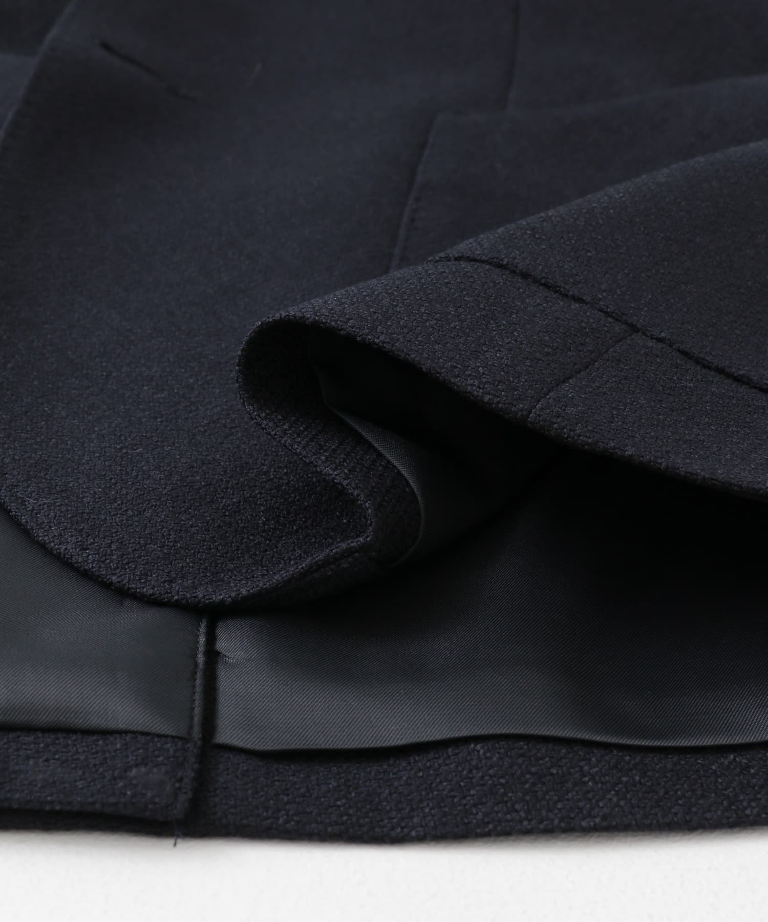 『イージーケア』LIFE STYLE TAILOR　バーズアイストレッチジャケット NAVY 44