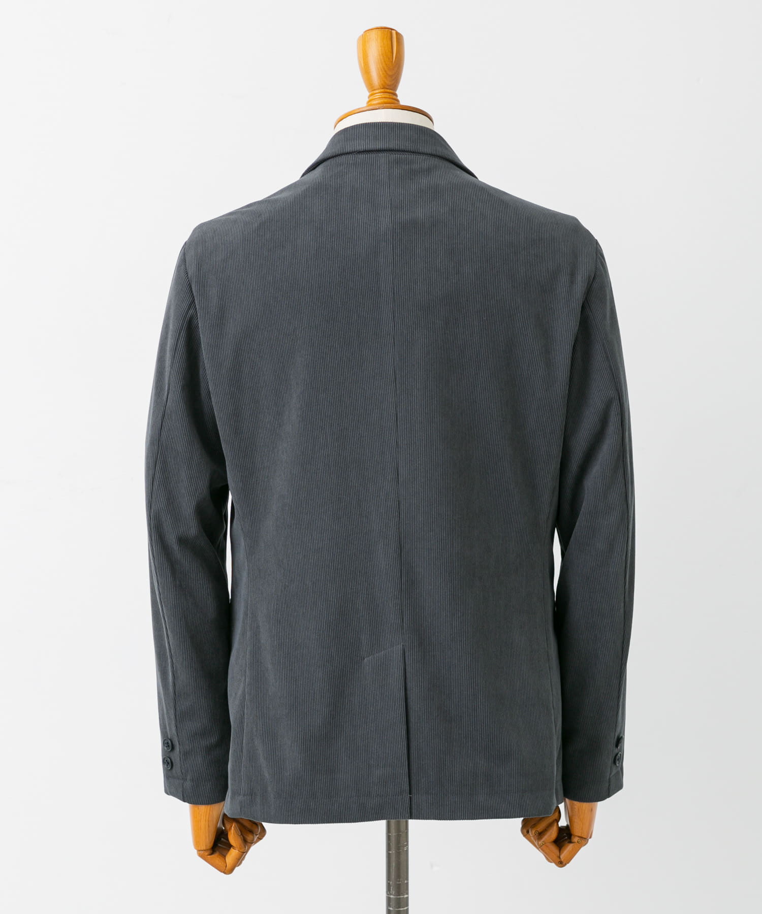 LIFE STYLE TAILOR　コーデュロイコンフォータブルジャケット GRAY M