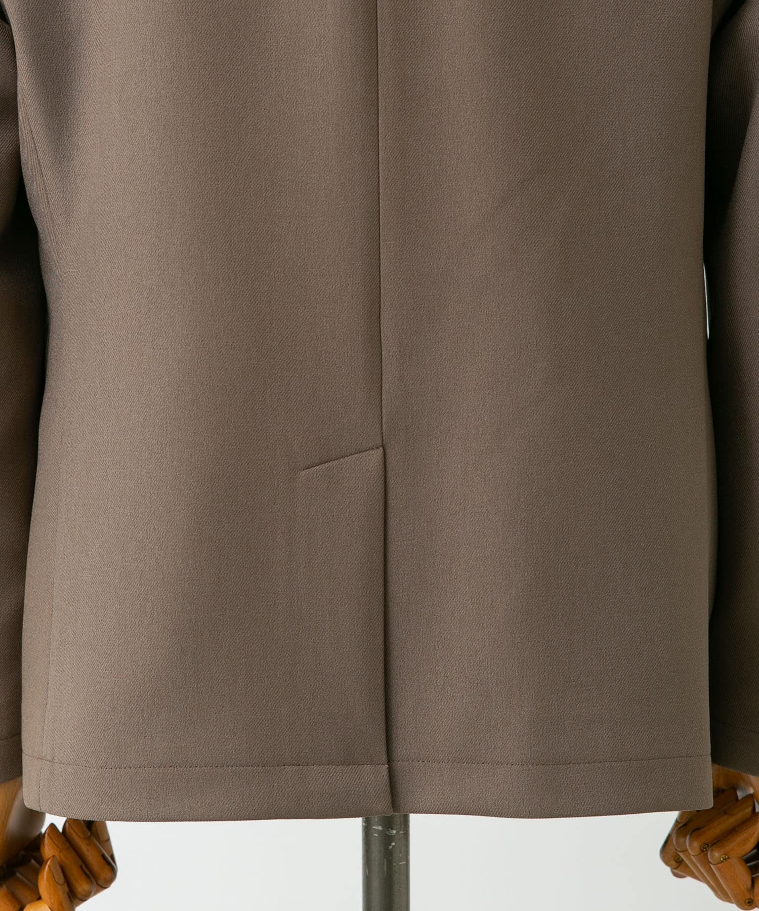 『イージーケア』LIFE STYLE TAILOR　ブラッシュドウールライクコンフォータブルJK MOCHA L