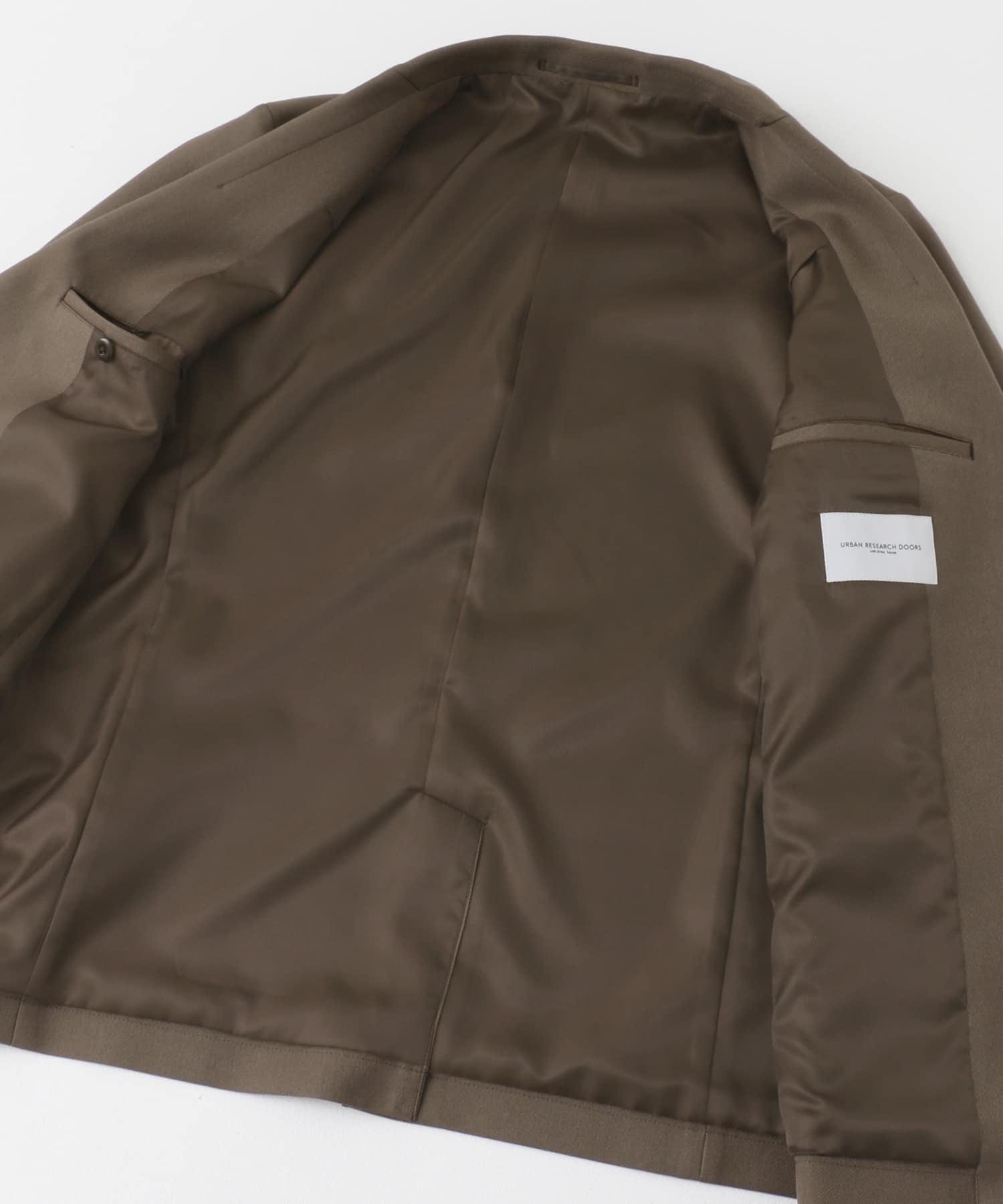 『イージーケア』LIFE STYLE TAILOR　ブラッシュドウールライクコンフォータブルJK MOCHA S