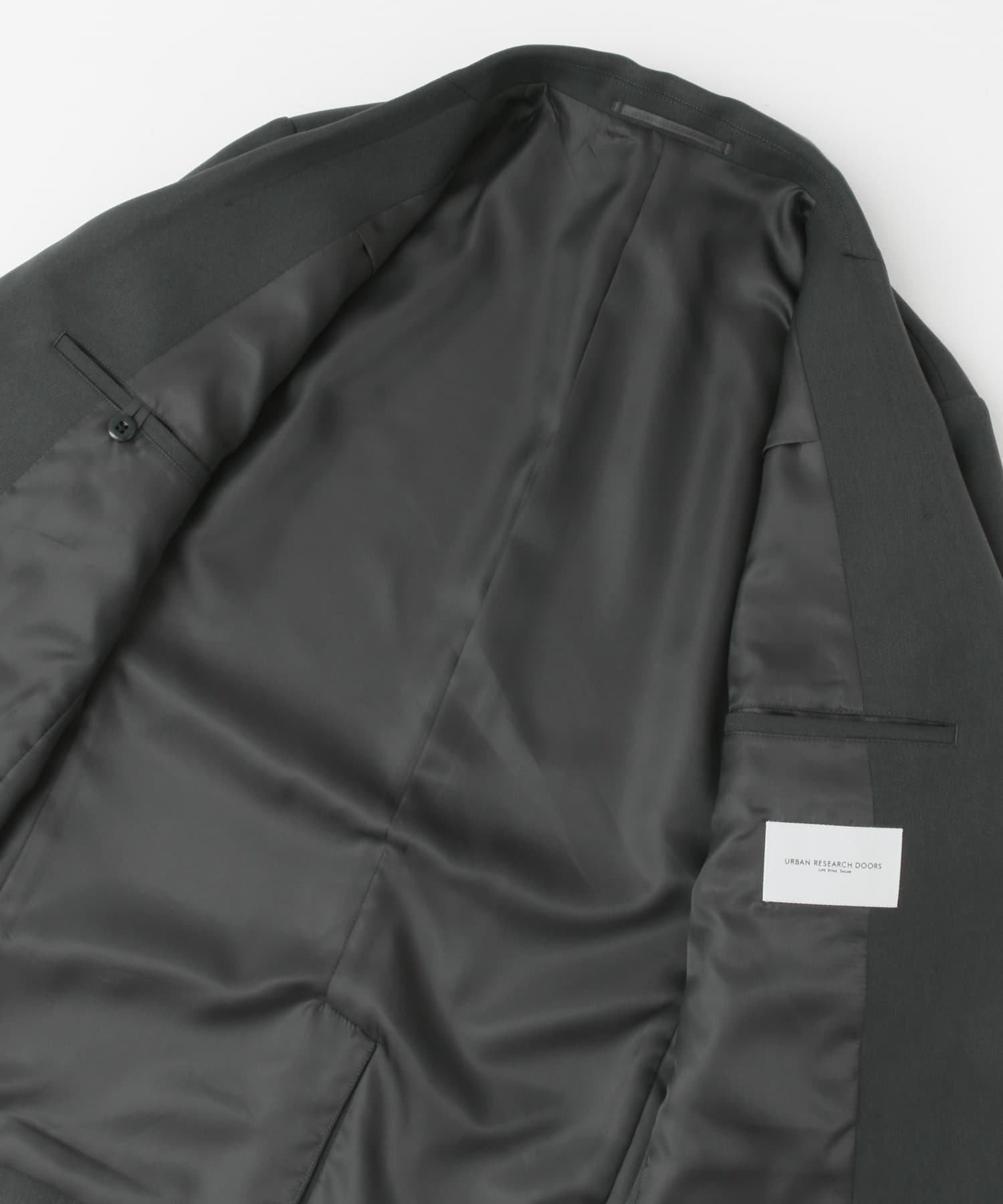 『イージーケア』LIFE STYLE TAILOR　ウールライクストレッチジャケット GRAY S