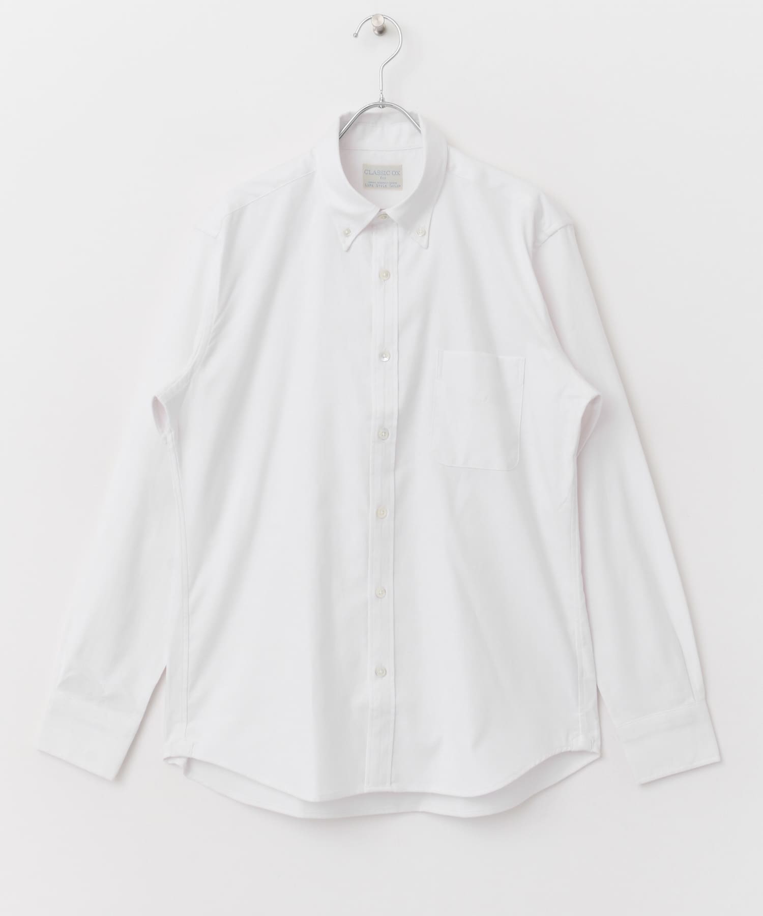 『イージーケア』LIFE STYLE TAILOR　マルチスペックCLASSIC OX BDシャツ WHITE S