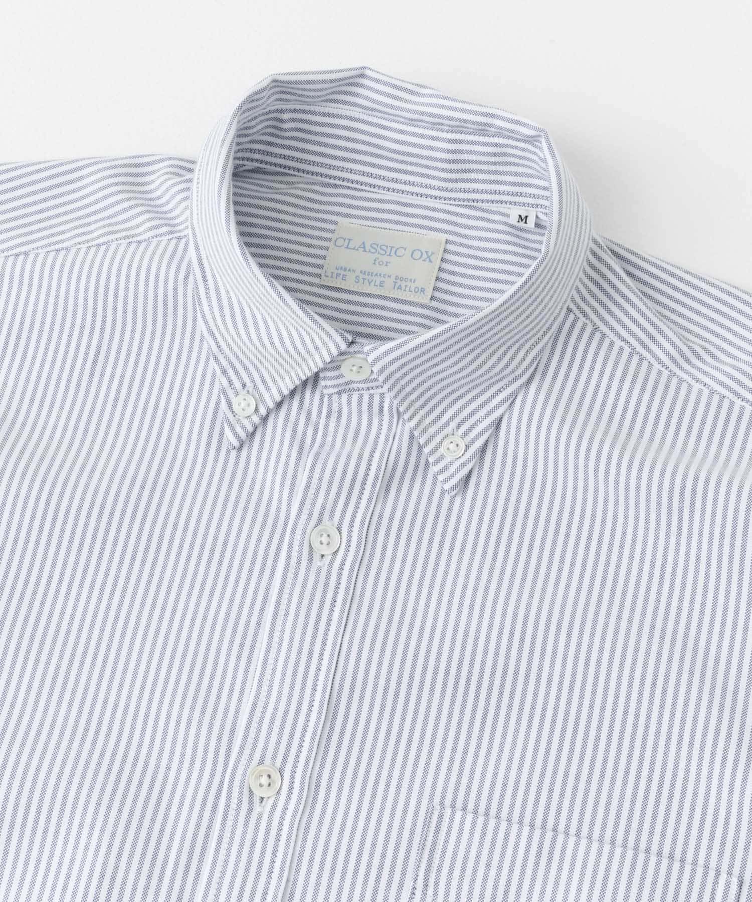 『イージーケア』LIFE STYLE TAILOR　マルチスペックCLASSIC OX BDシャツ BLUE-ST S