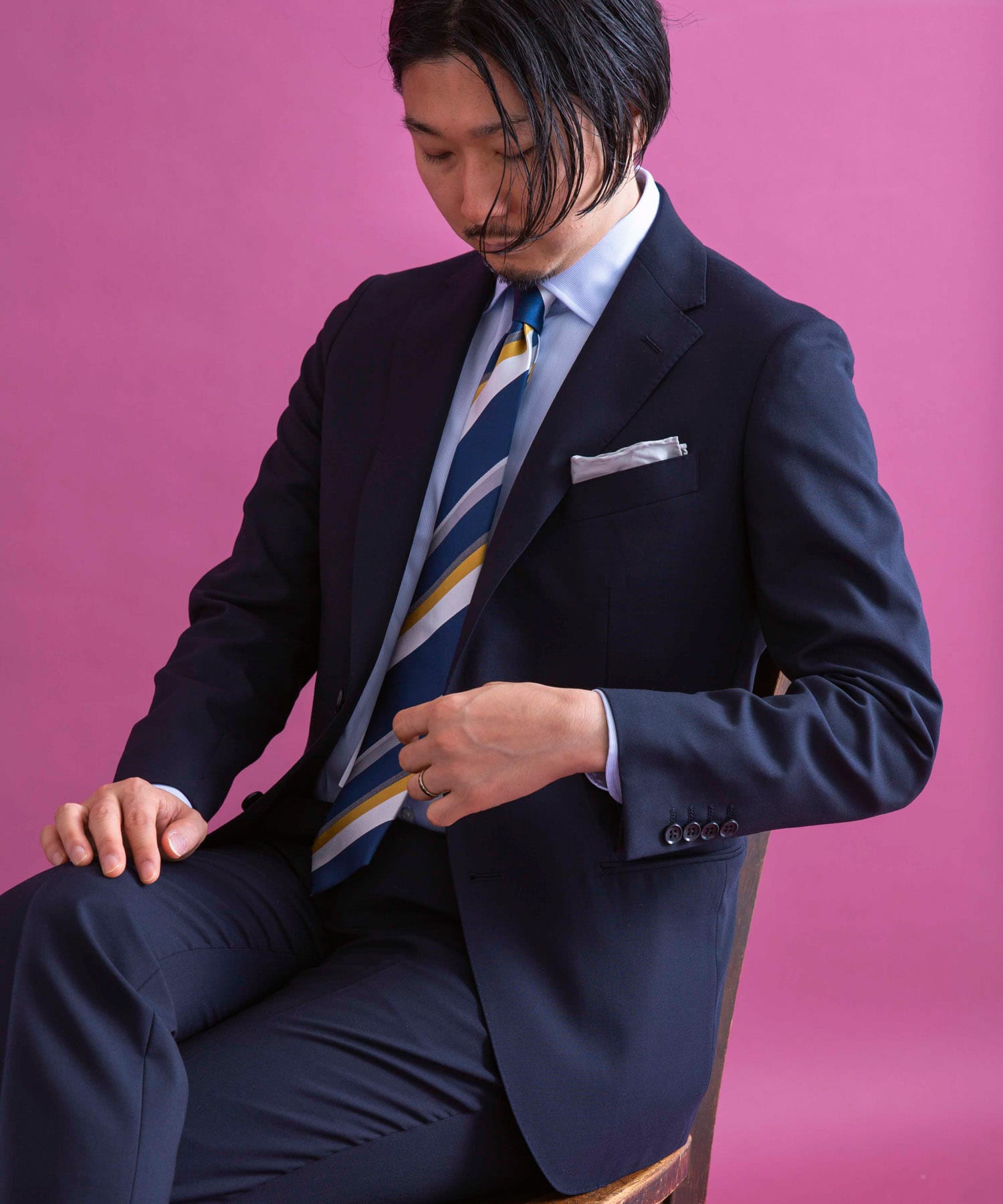 身長：181cm サイズ：48