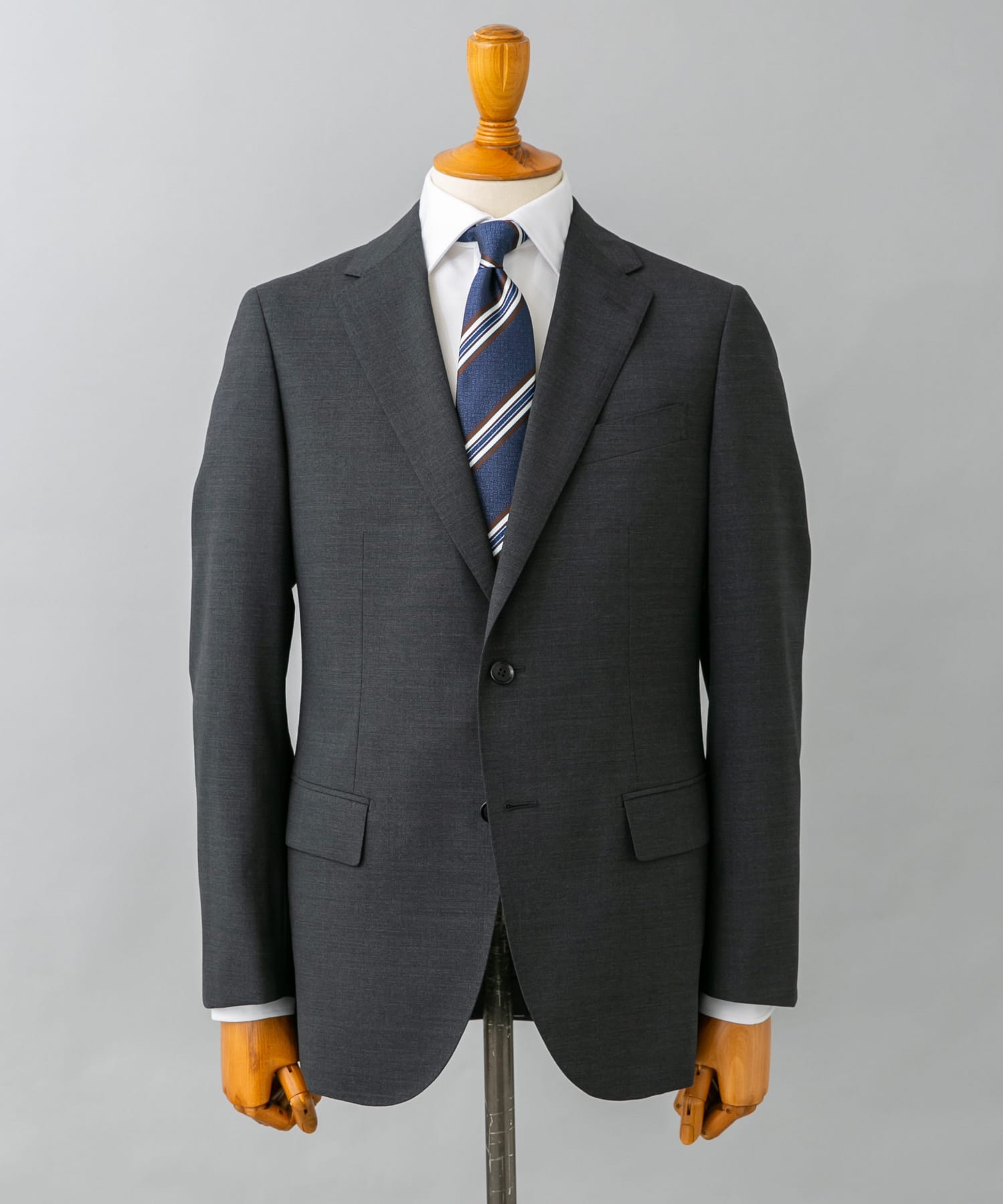 LIFE STYLE TAILOR　ウォッシャブルストレッチジャケット GRAY 44