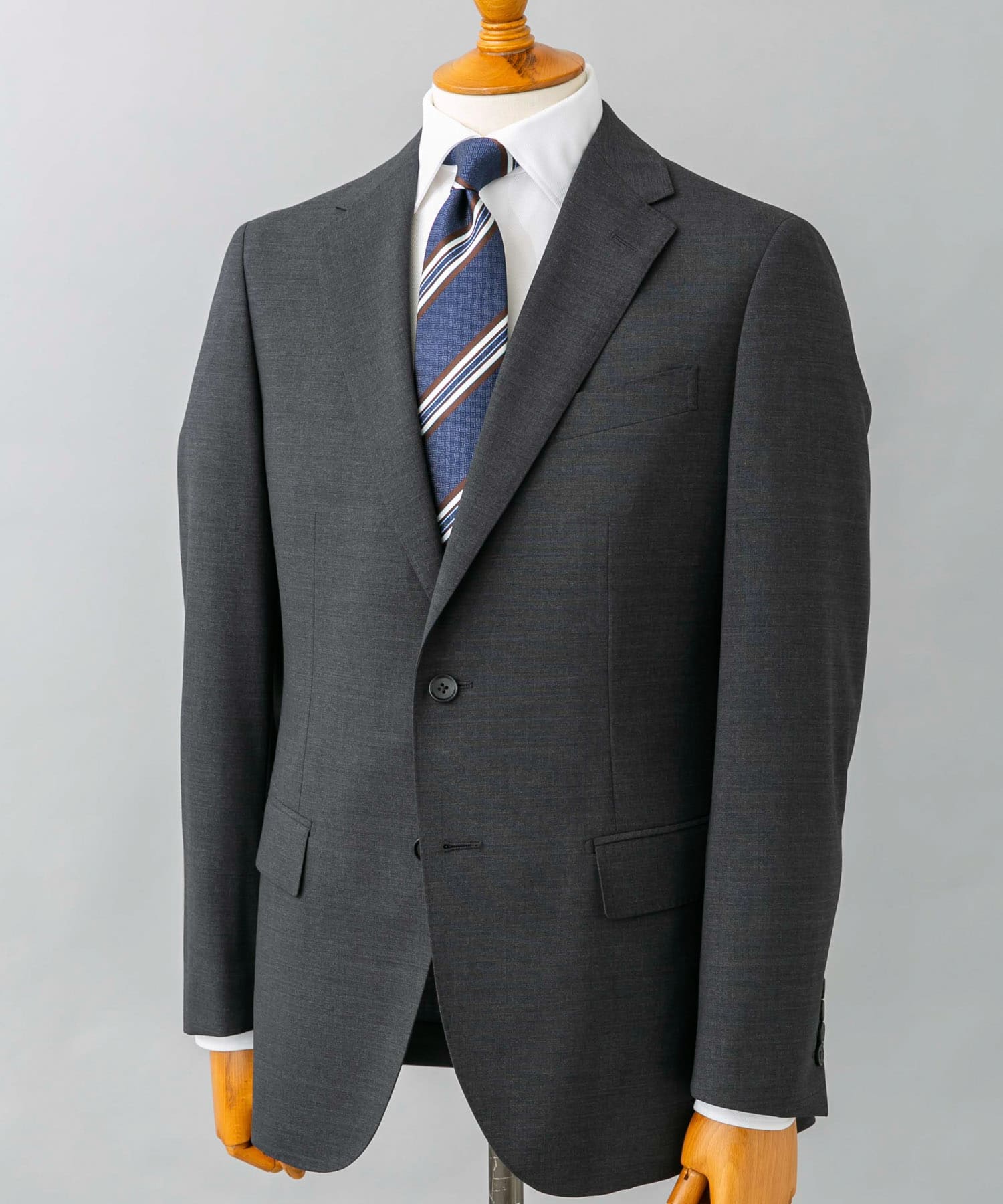 LIFE STYLE TAILOR　ウォッシャブルストレッチジャケット GRAY 44