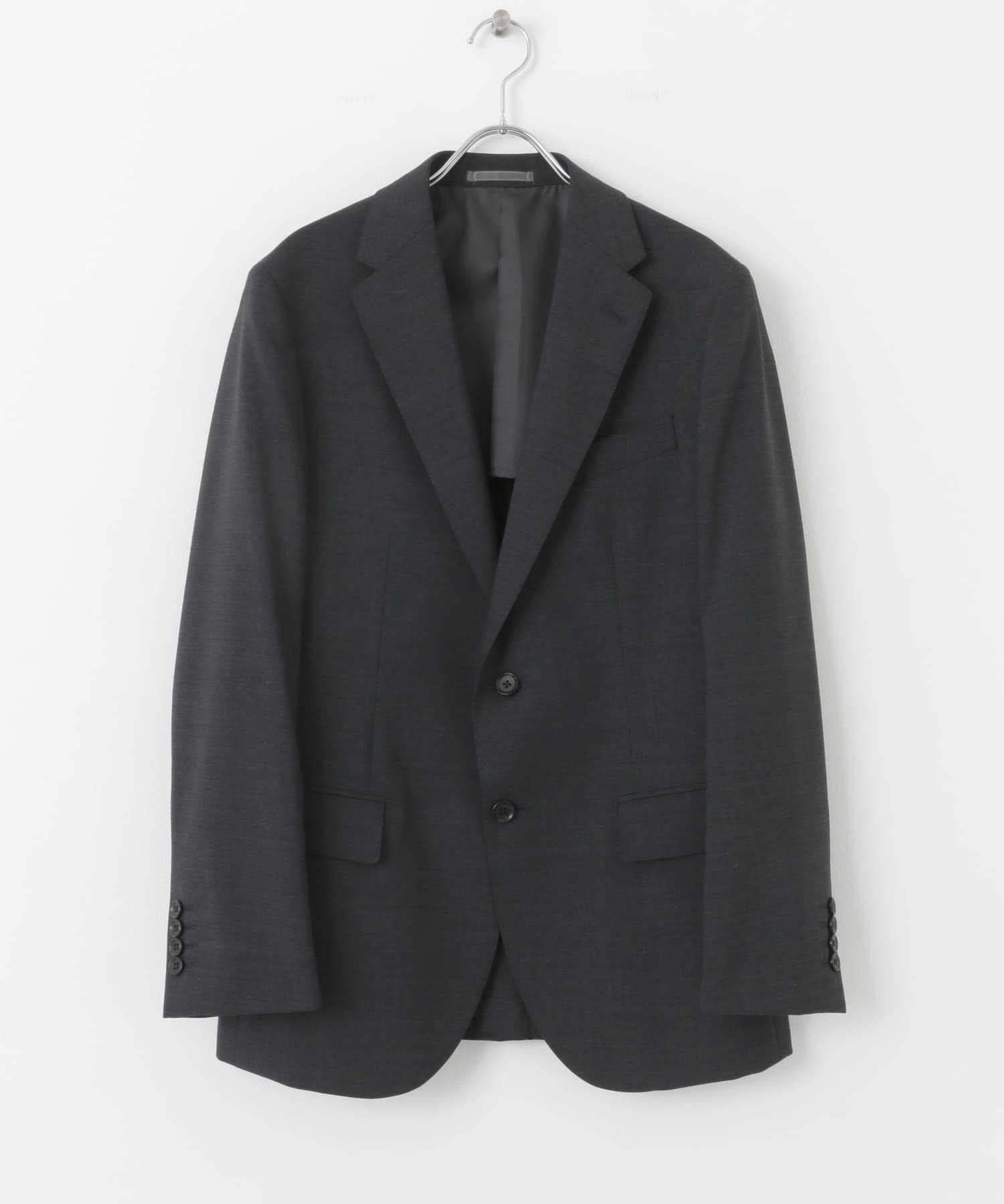 LIFE STYLE TAILOR　ウォッシャブルストレッチジャケット GRAY 44