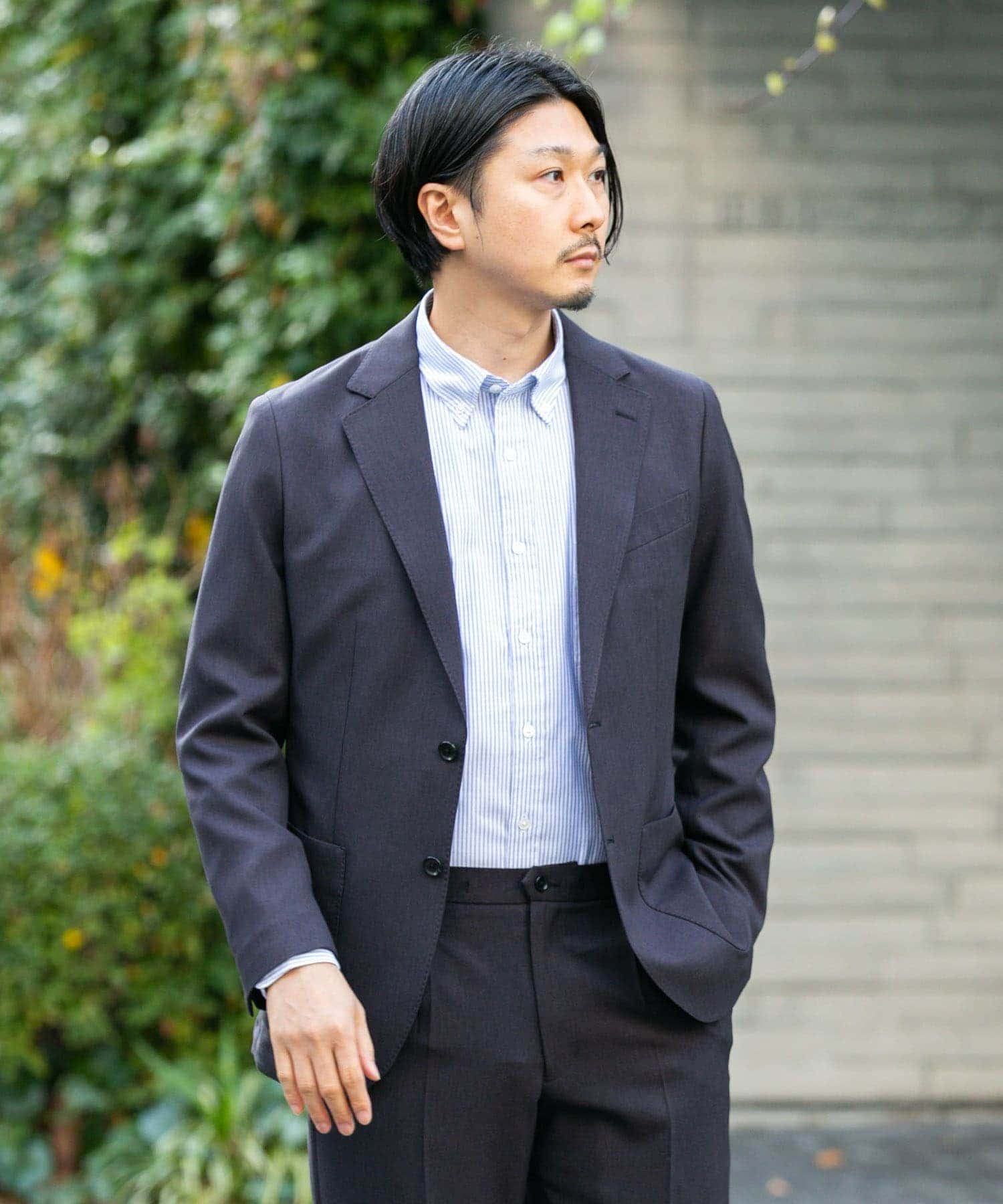 『イージーケア』LIFE STYLE TAILOR　トロワッシャーストレッチジャケット