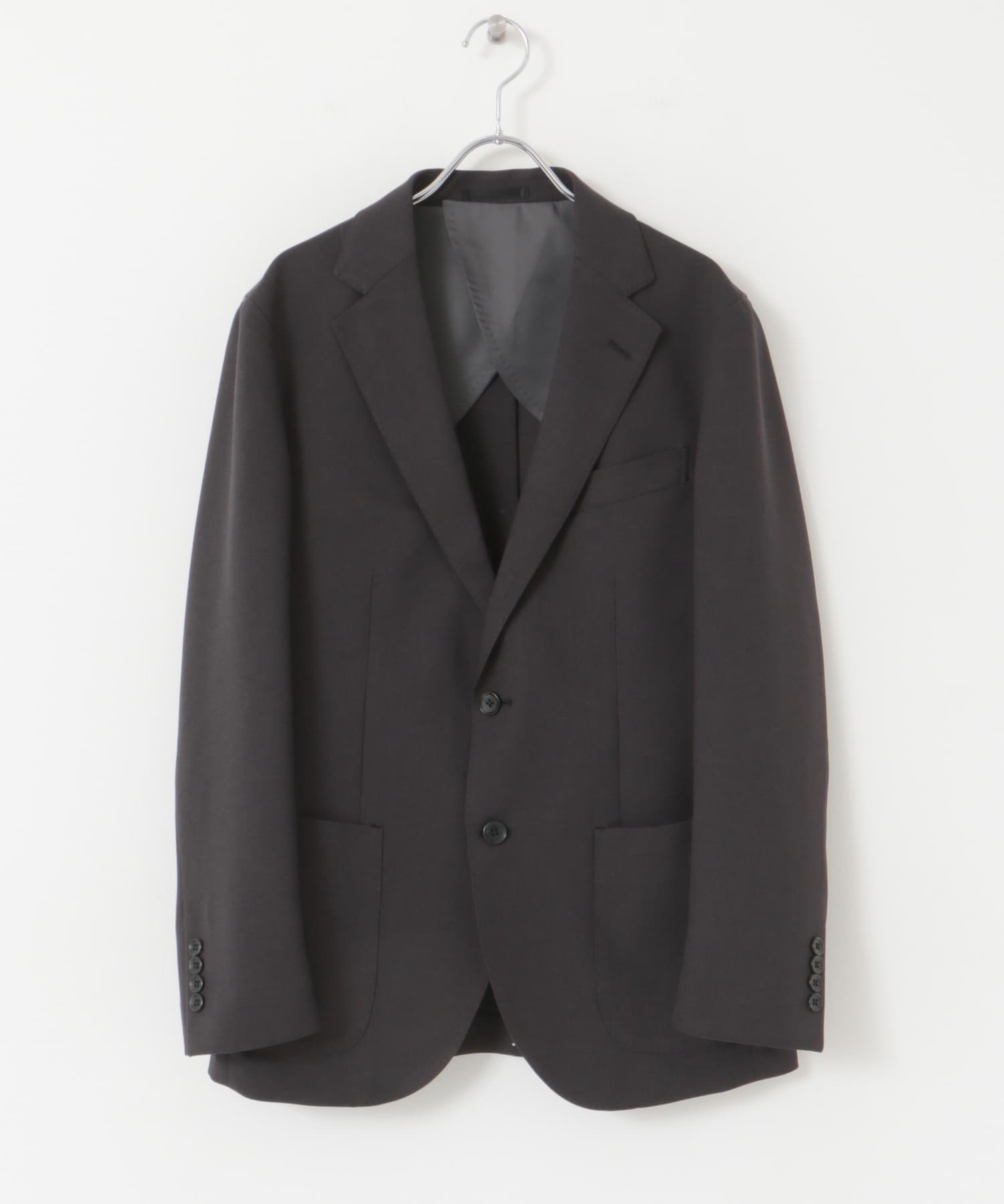 『イージーケア』LIFE STYLE TAILOR　トロワッシャーストレッチジャケット GRAY 44