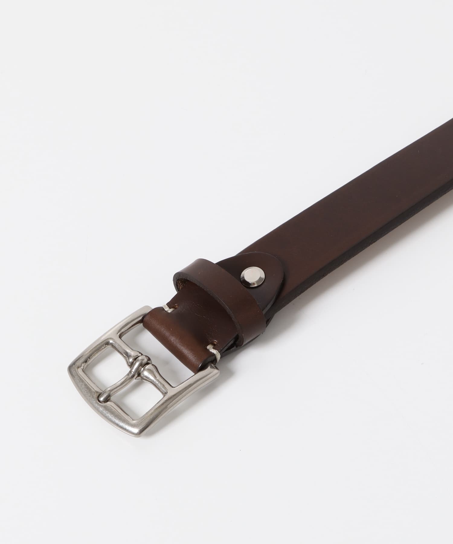 LIFE STYLE TAILOR　クロムエクセルレザーベルト BROWN FREE