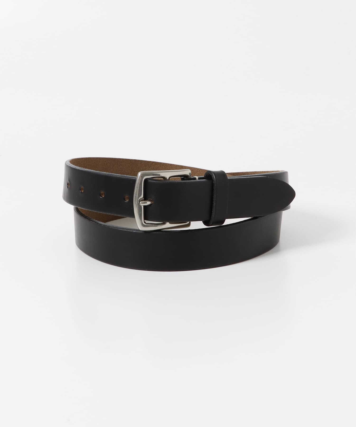 LIFE STYLE TAILOR　クロムエクセルレザーベルト BLACK FREE