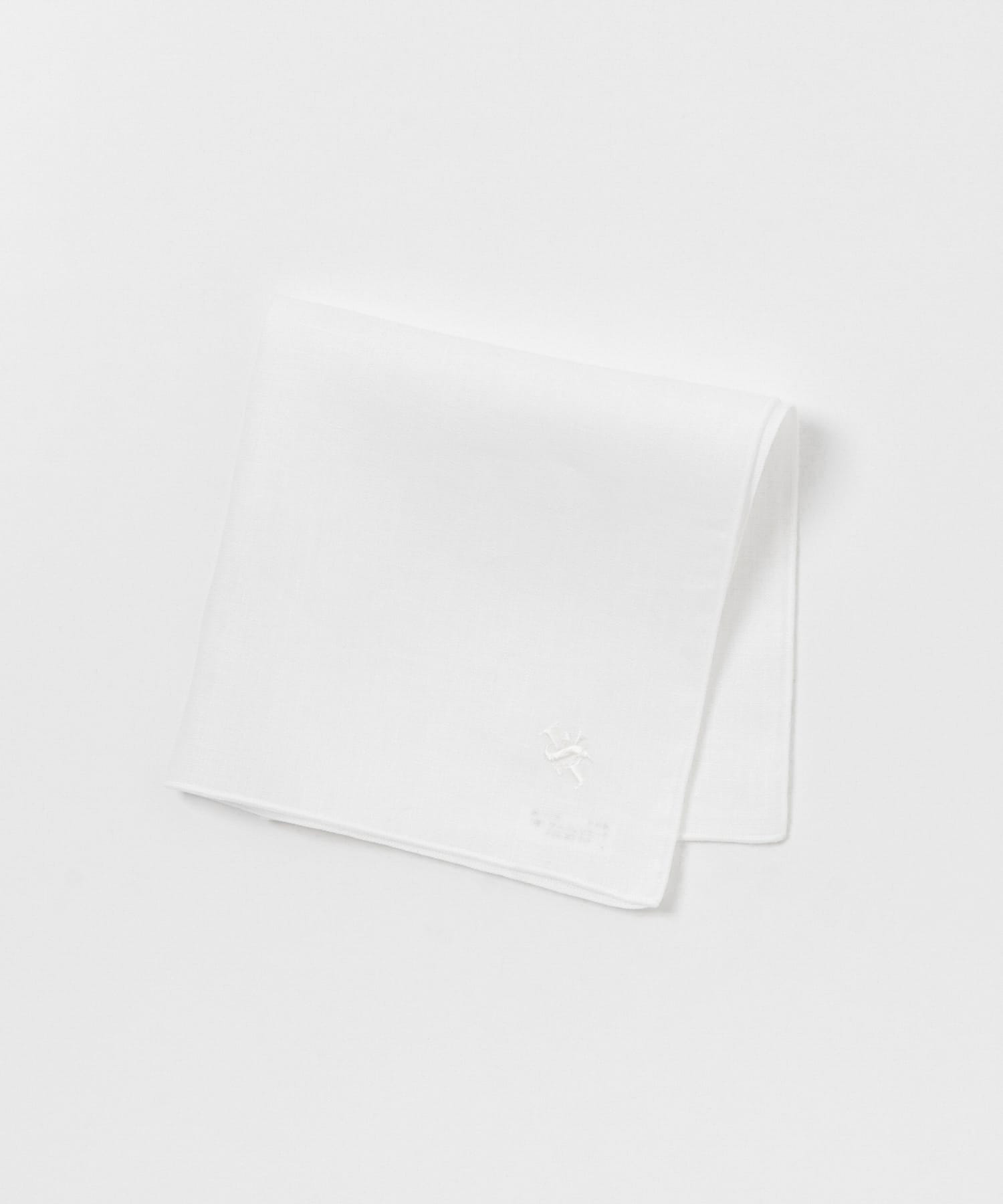 LIFE STYLE TAILOR　リネンチーフ WHT-WHT -