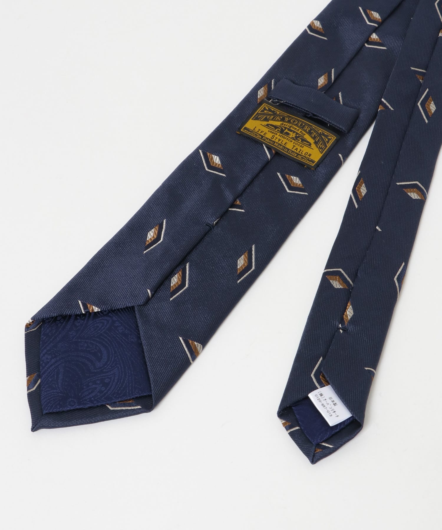 LIFE STYLE TAILOR　TIE YOUR TIE DESIGN タイ2 03NAVY -