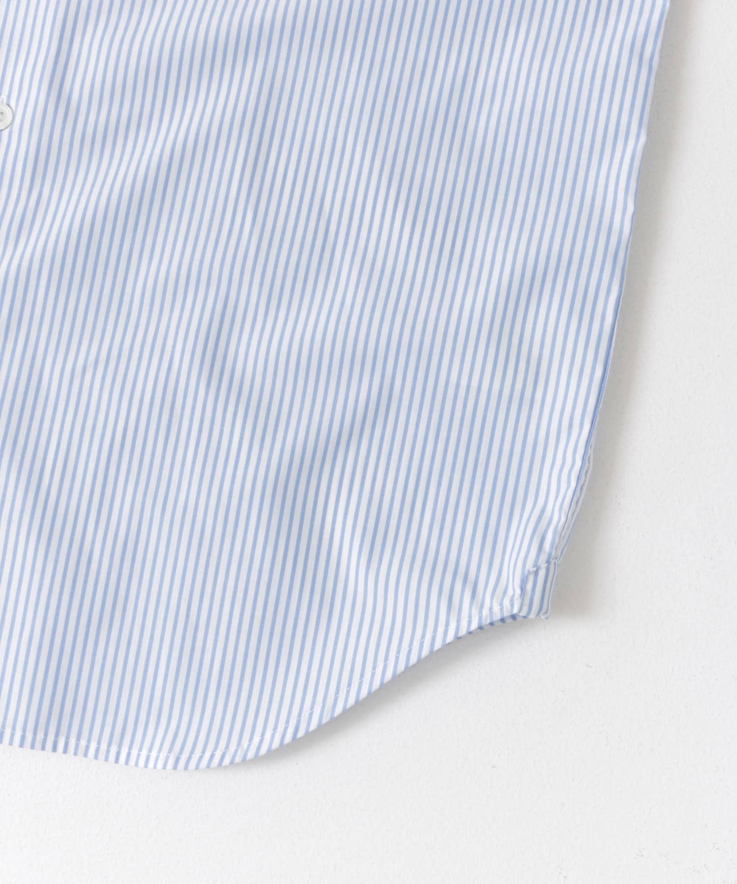 LIFE STYLE TAILOR　セミワイド半袖シャツ BLUE-ST 37