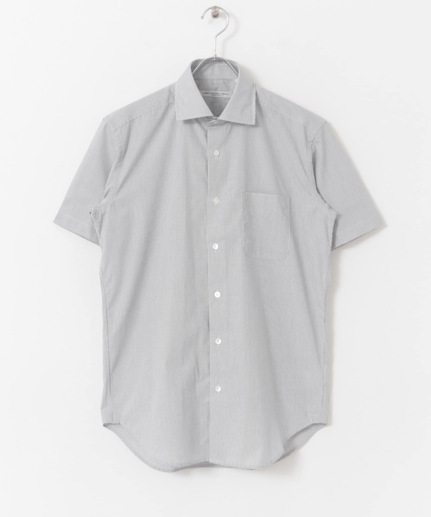 LIFE STYLE TAILOR セミワイド半袖シャツ(37 WHITE): ドレス